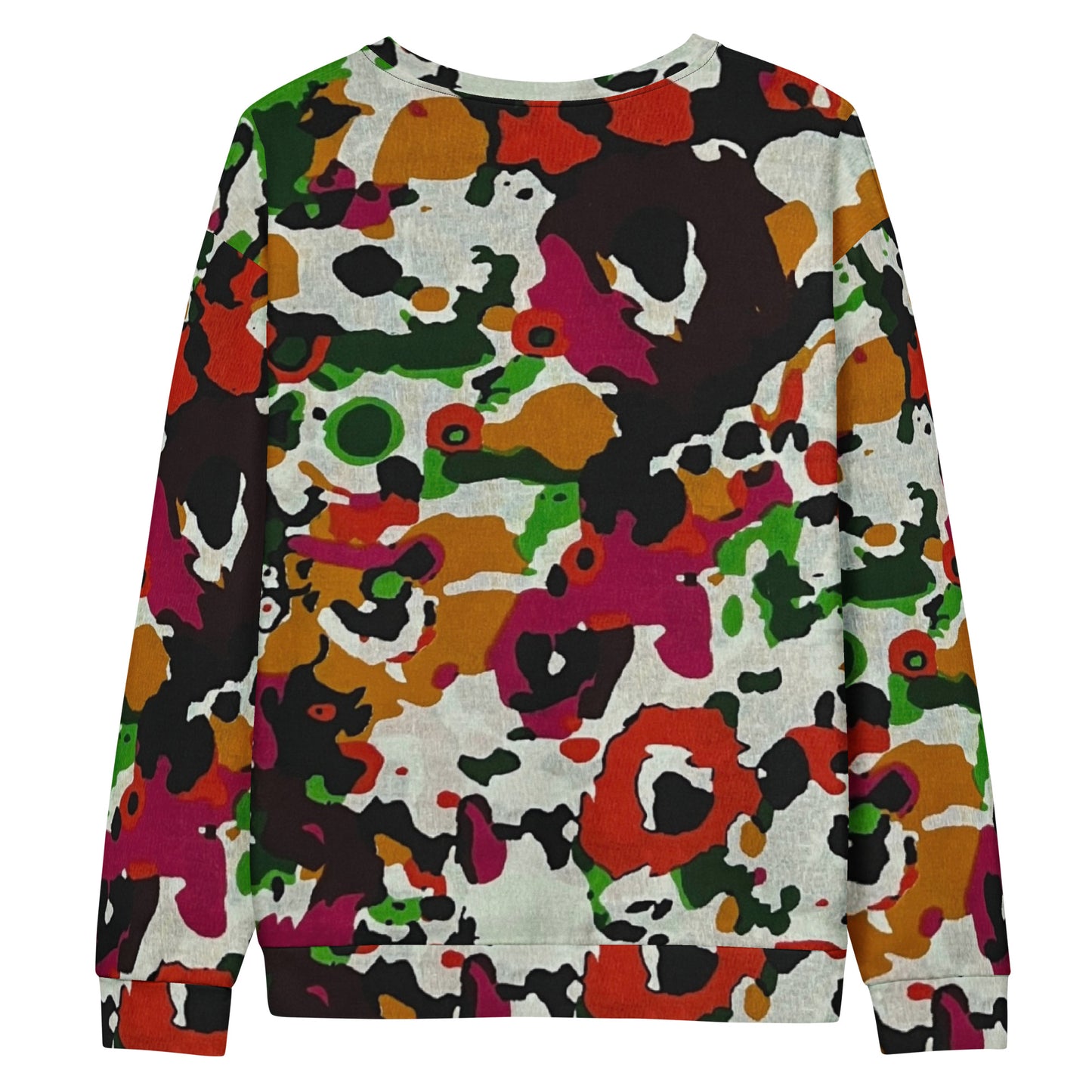 Multicolour Paint Ankara Unisex Sweatshirt