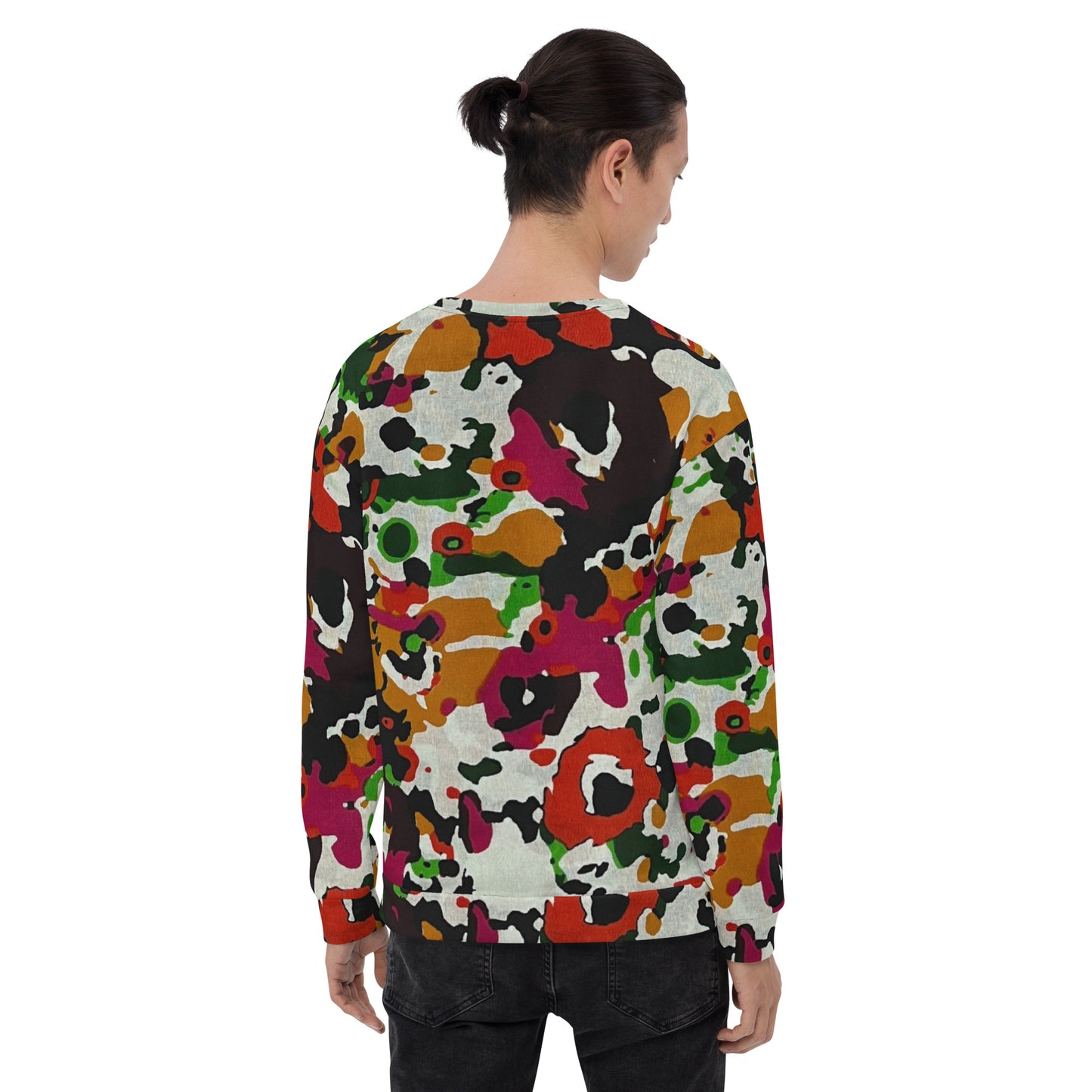 Multicolour Paint Ankara Unisex Sweatshirt