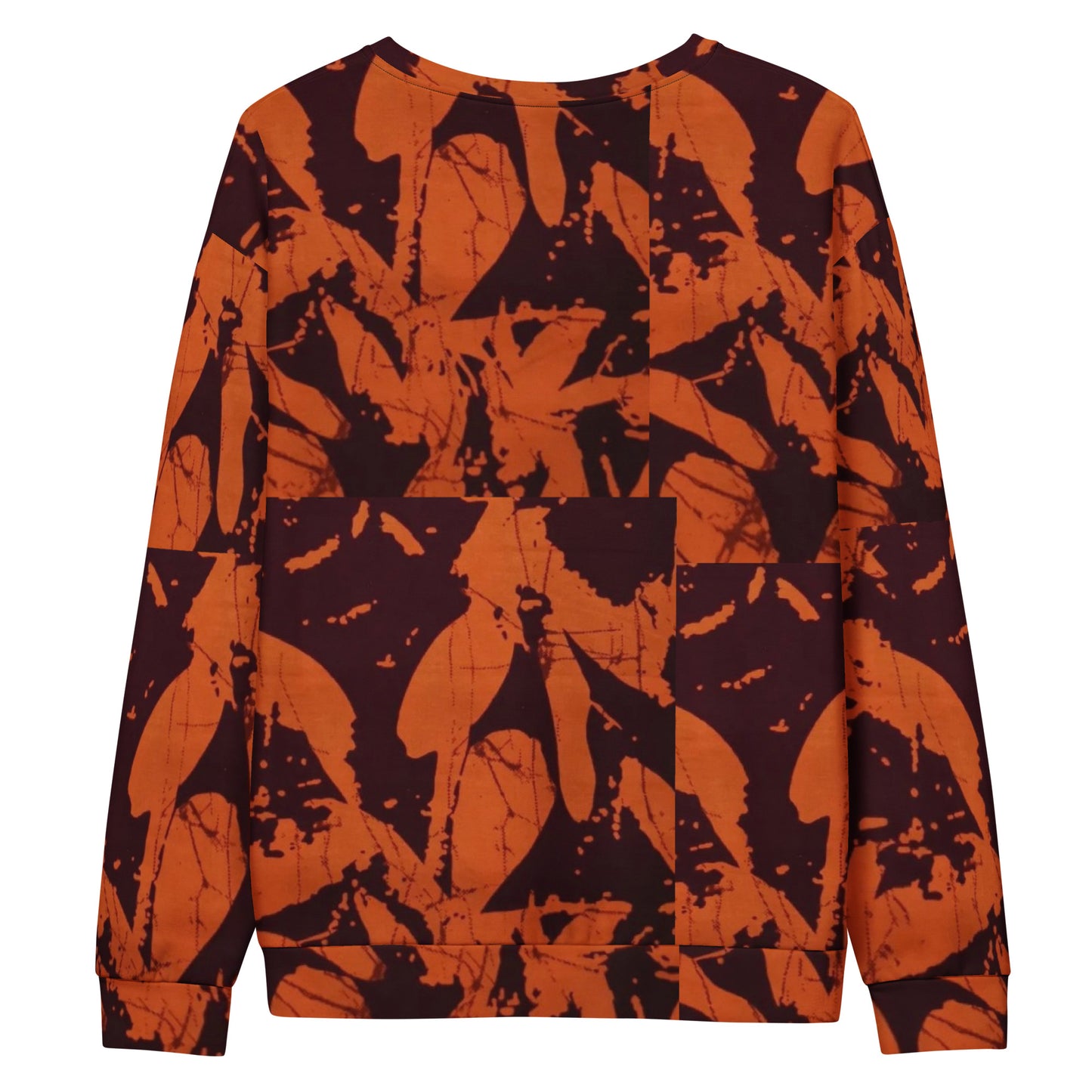 Orange Adire Unisex Sweatshirt