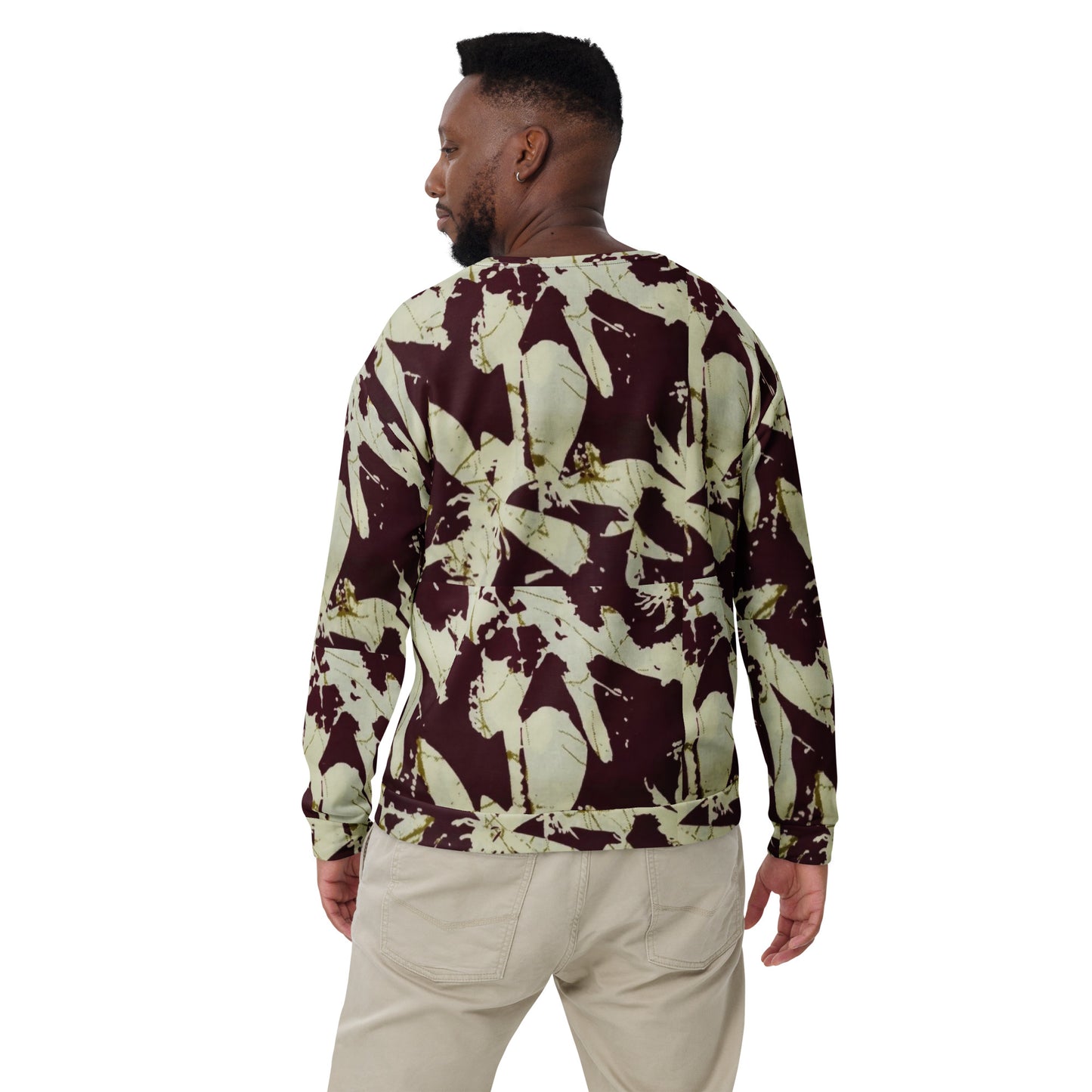 Brown Adire Unisex Sweatshirt