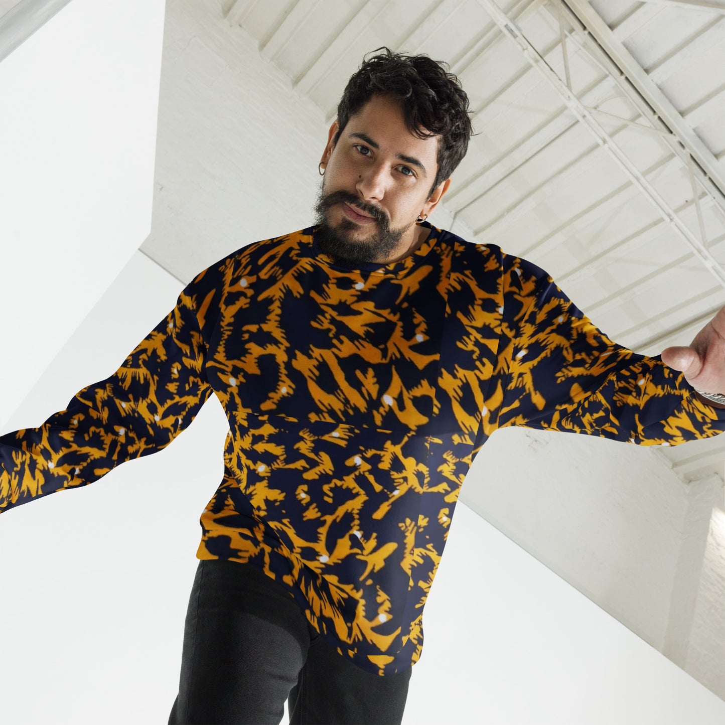 Yellow Leopard Unisex Sweatshirt