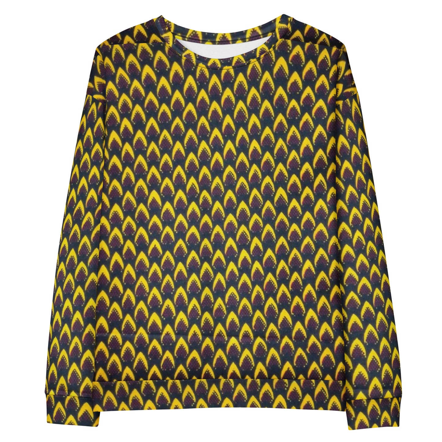 Yellow Flame Ankara Unisex Sweatshirt