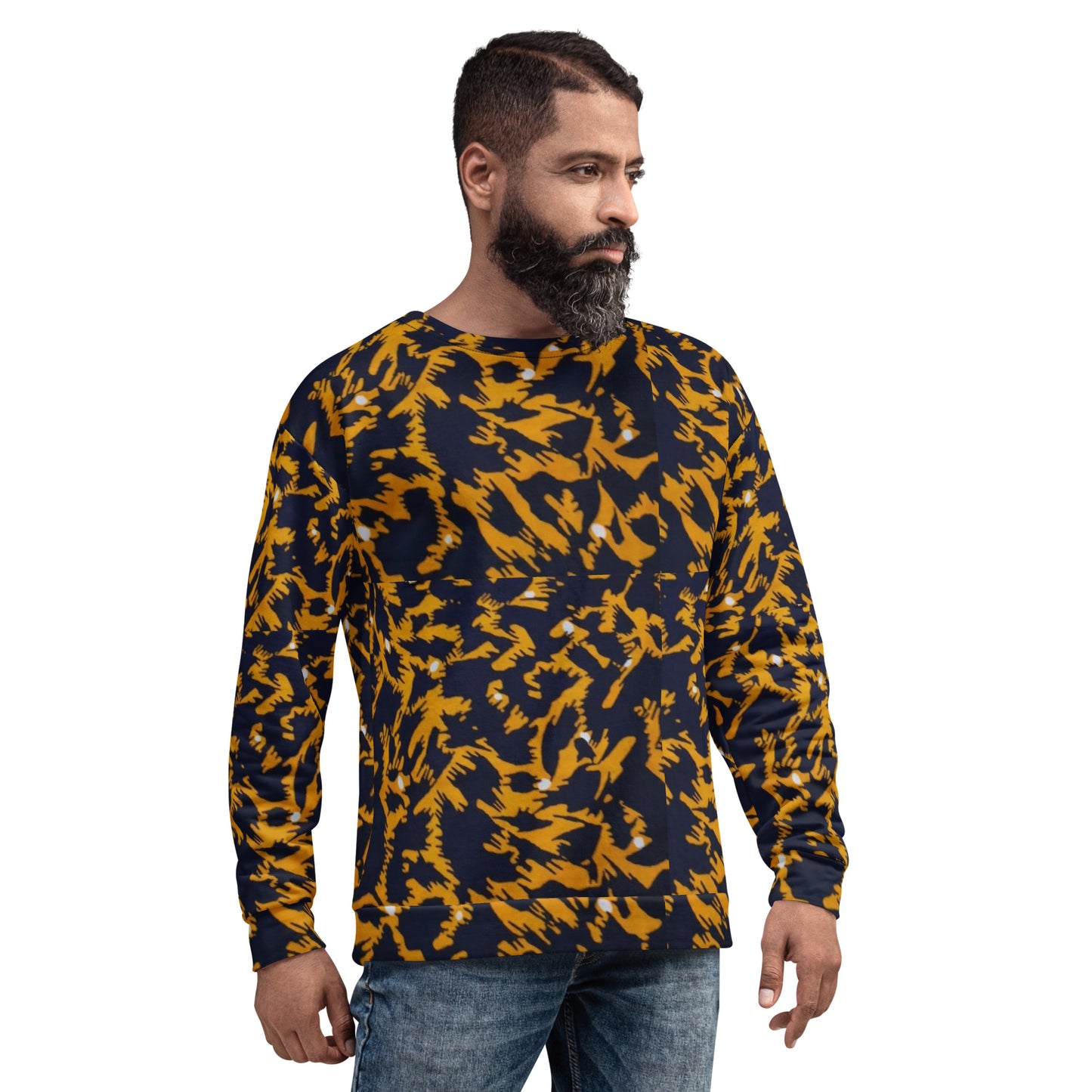 Yellow Leopard Unisex Sweatshirt