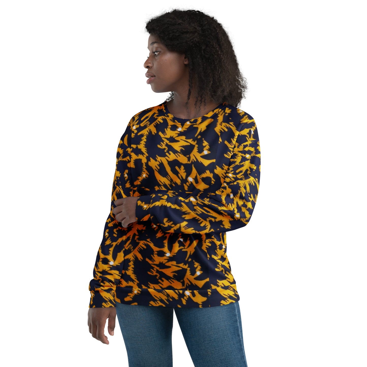 Yellow Leopard Unisex Sweatshirt