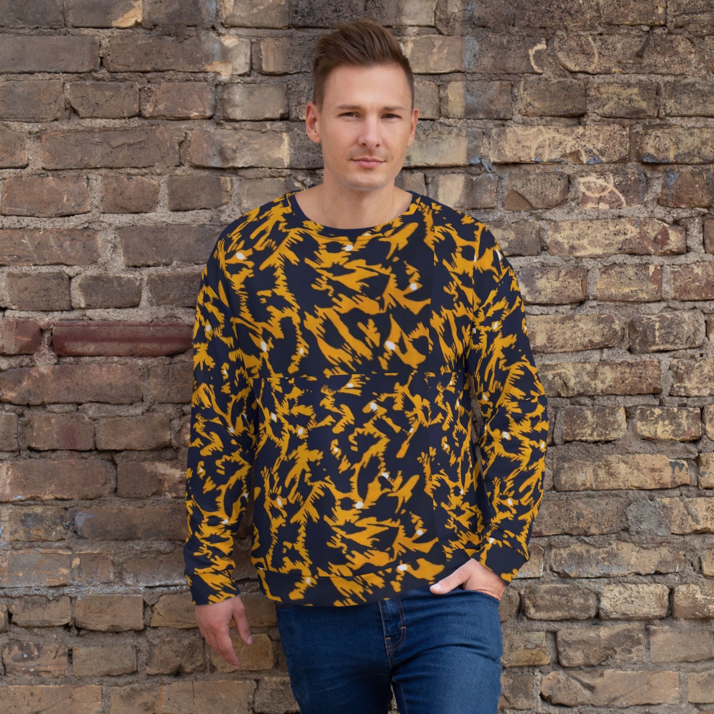 Yellow Leopard Unisex Sweatshirt