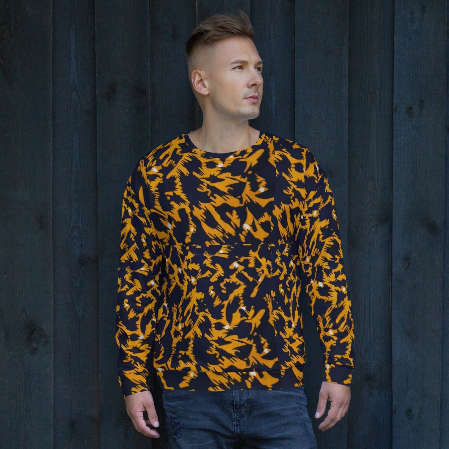 Yellow Leopard Unisex Sweatshirt