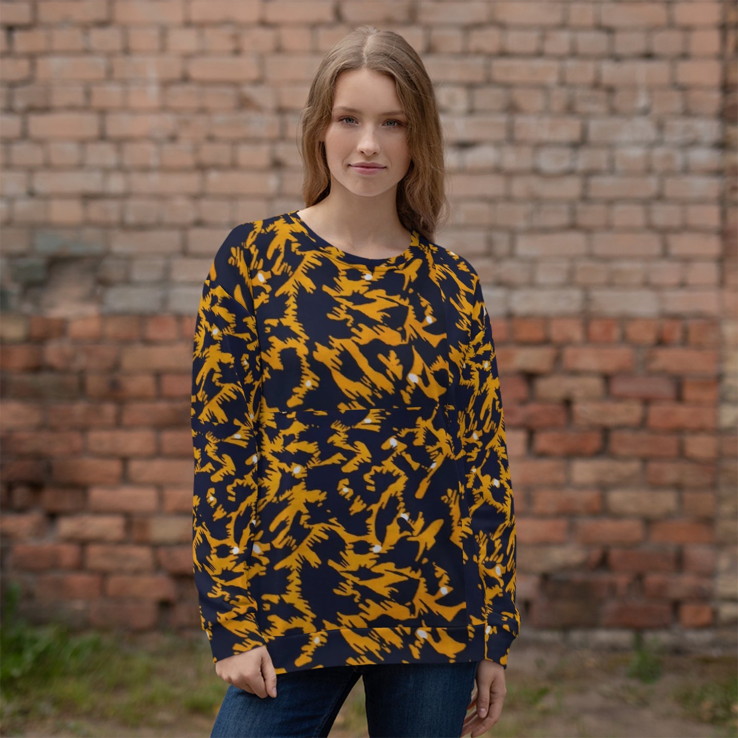 Yellow Leopard Unisex Sweatshirt