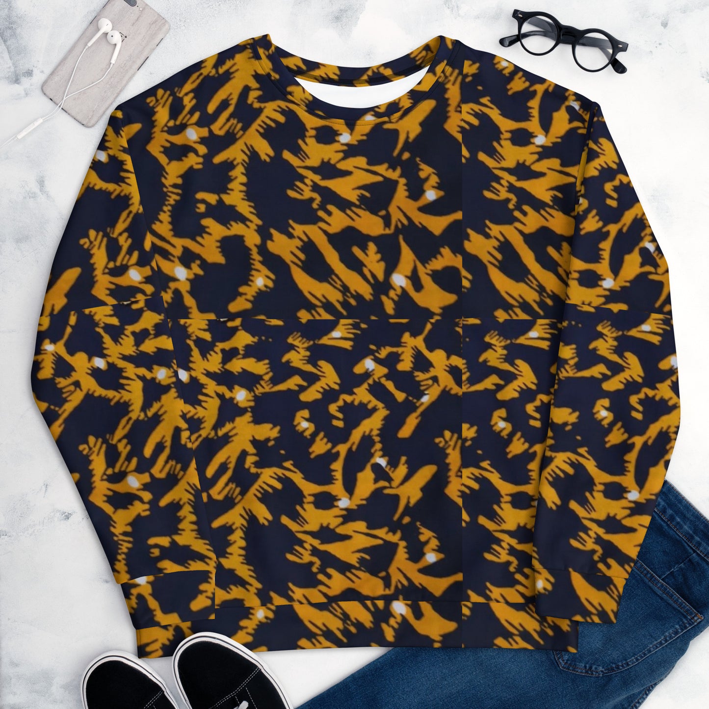 Yellow Leopard Unisex Sweatshirt