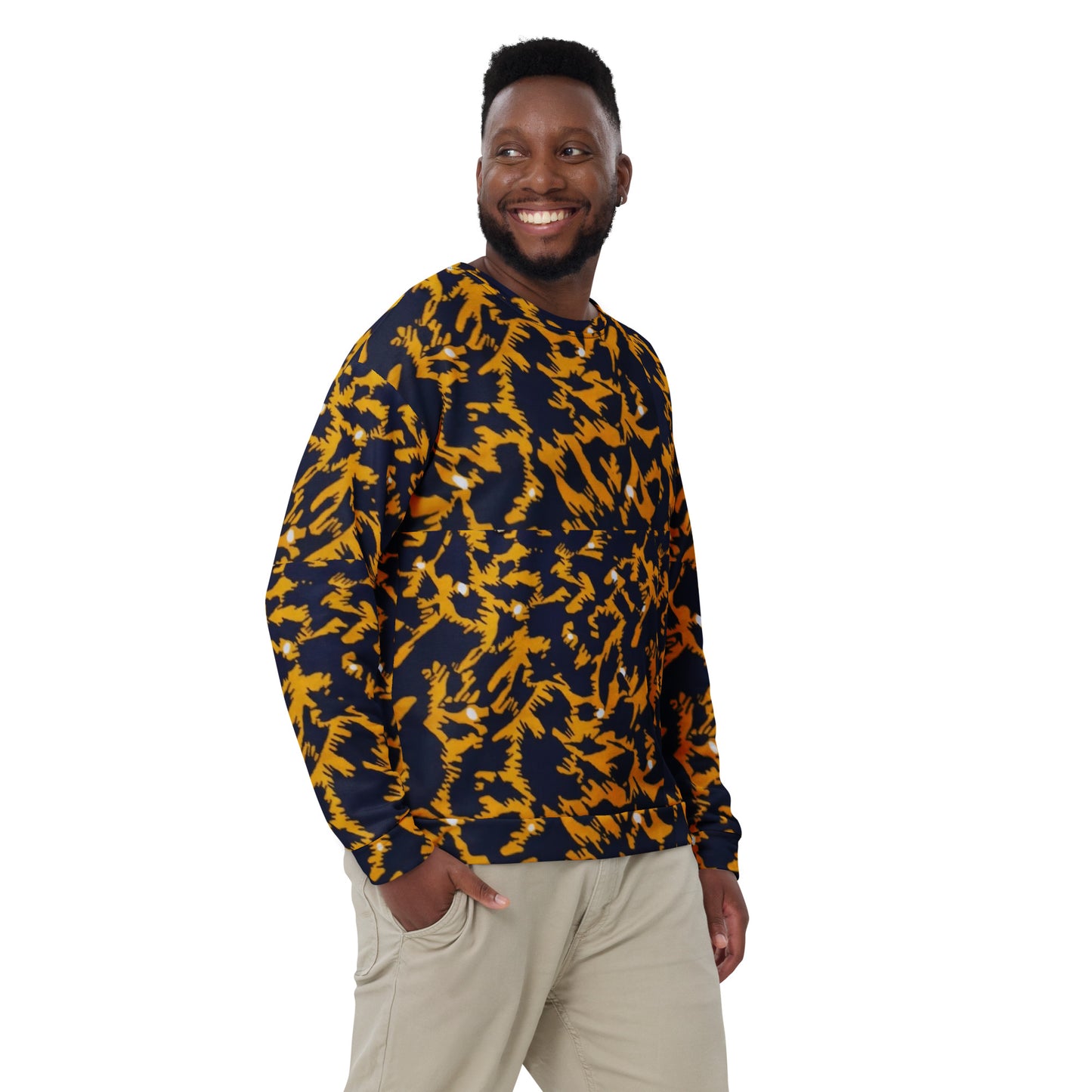 Yellow Leopard Unisex Sweatshirt