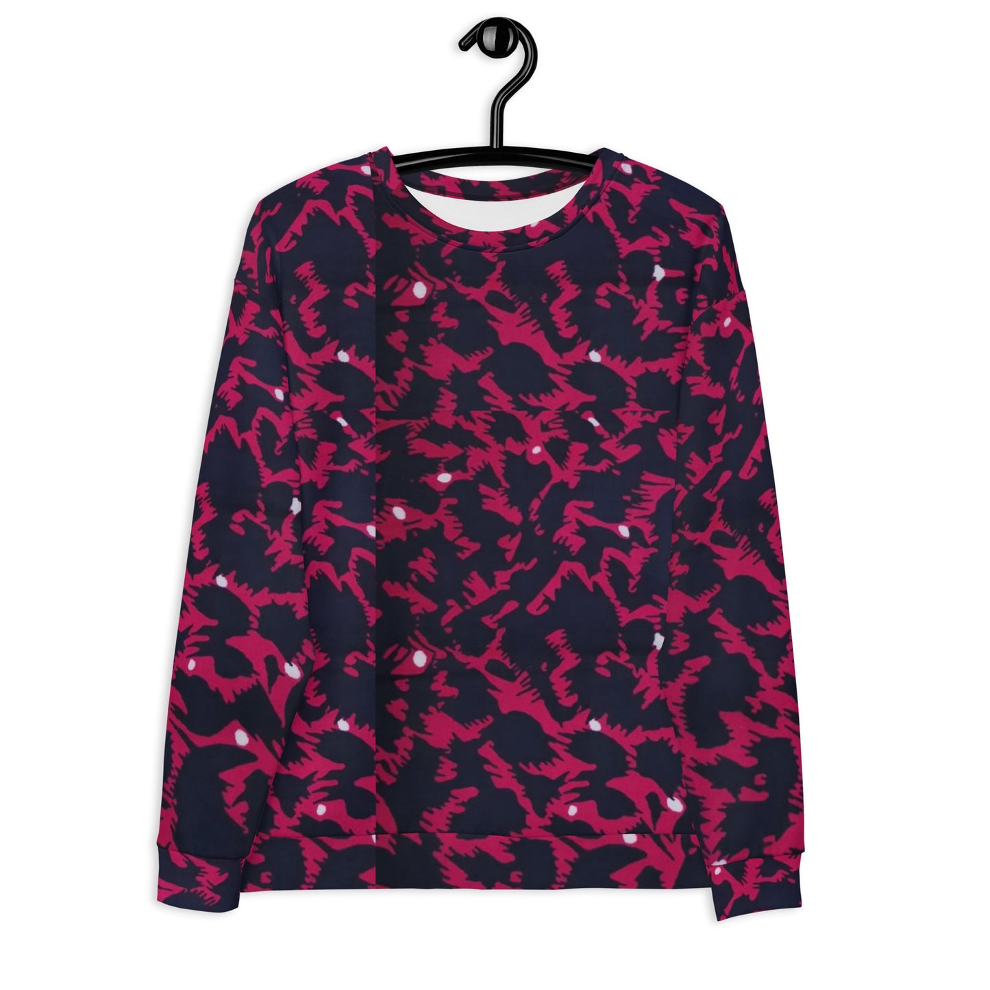 Pink Leopard Ankara Unisex Sweatshirt