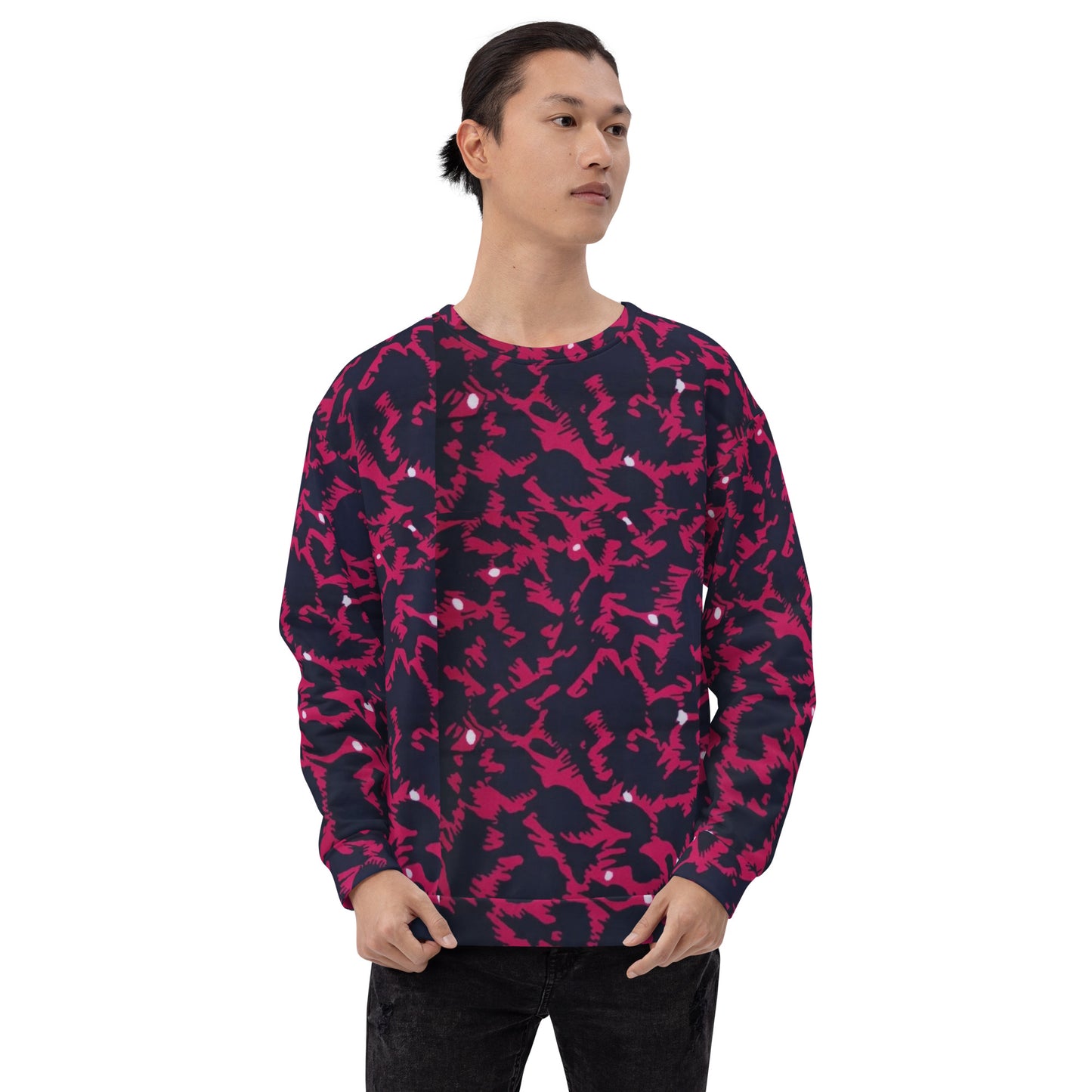 Pink Leopard Ankara Unisex Sweatshirt