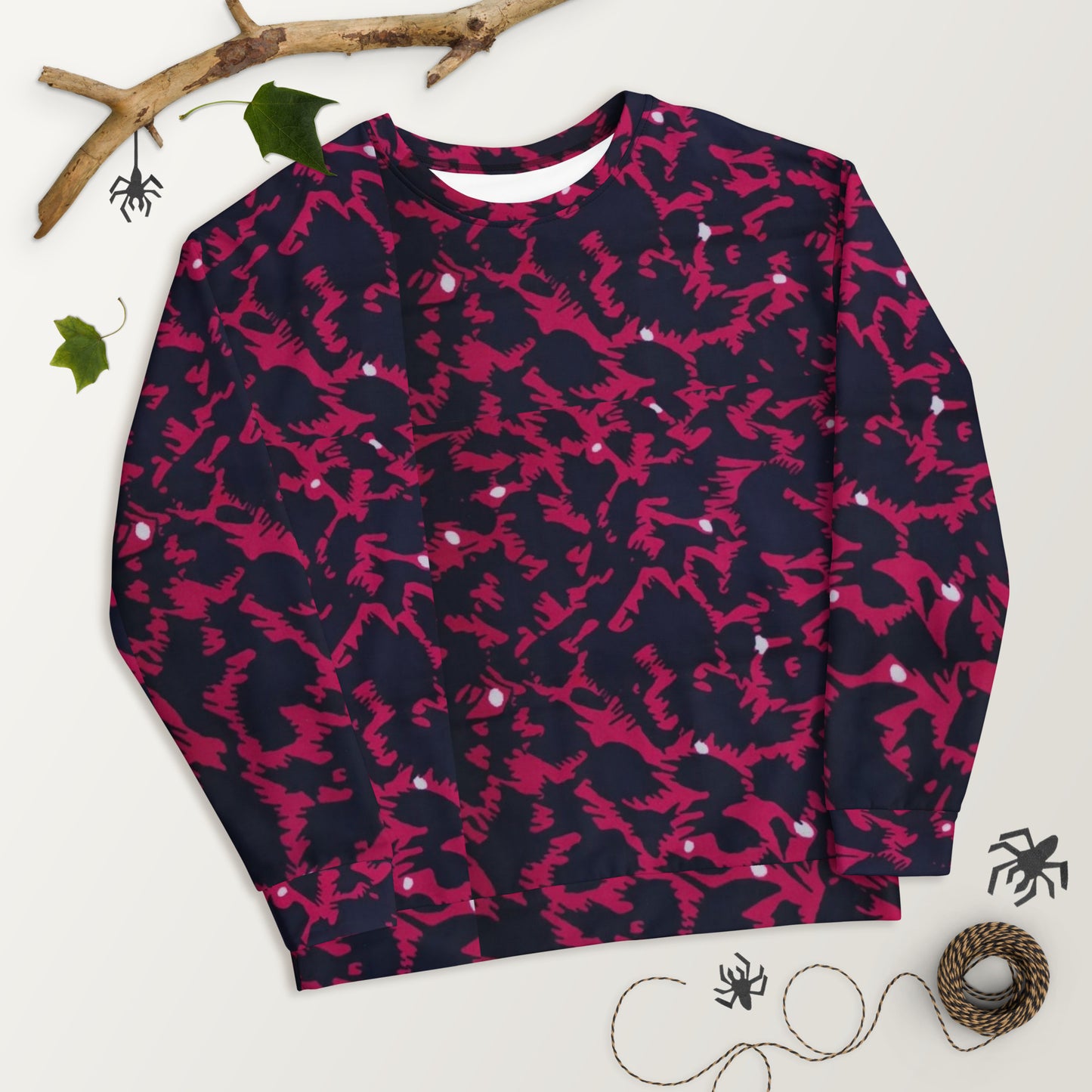 Pink Leopard Ankara Unisex Sweatshirt