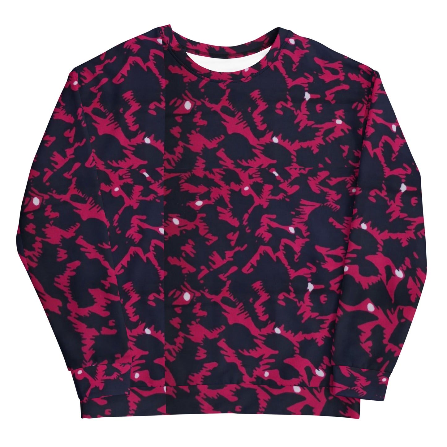 Pink Leopard Ankara Unisex Sweatshirt