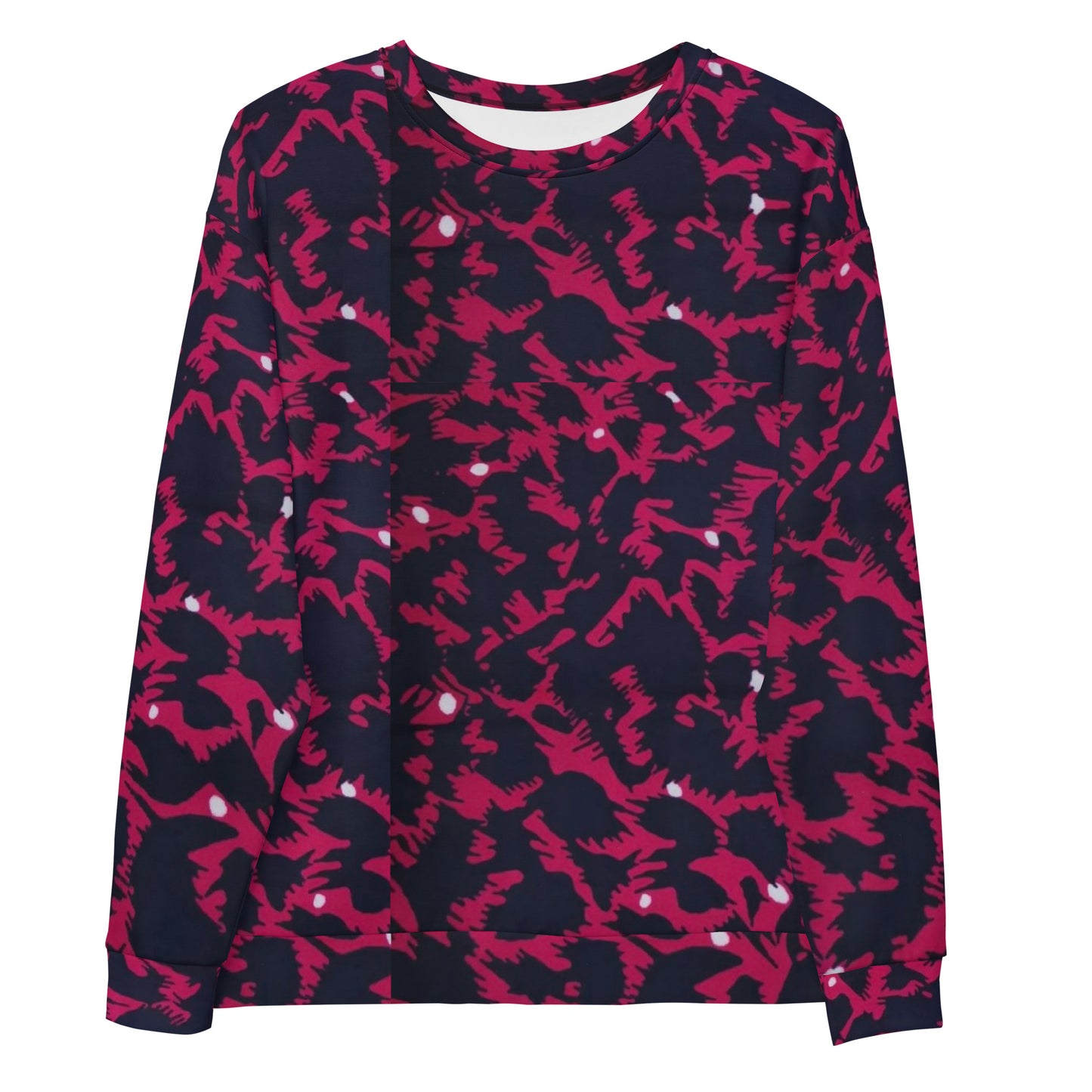 Pink Leopard Ankara Unisex Sweatshirt