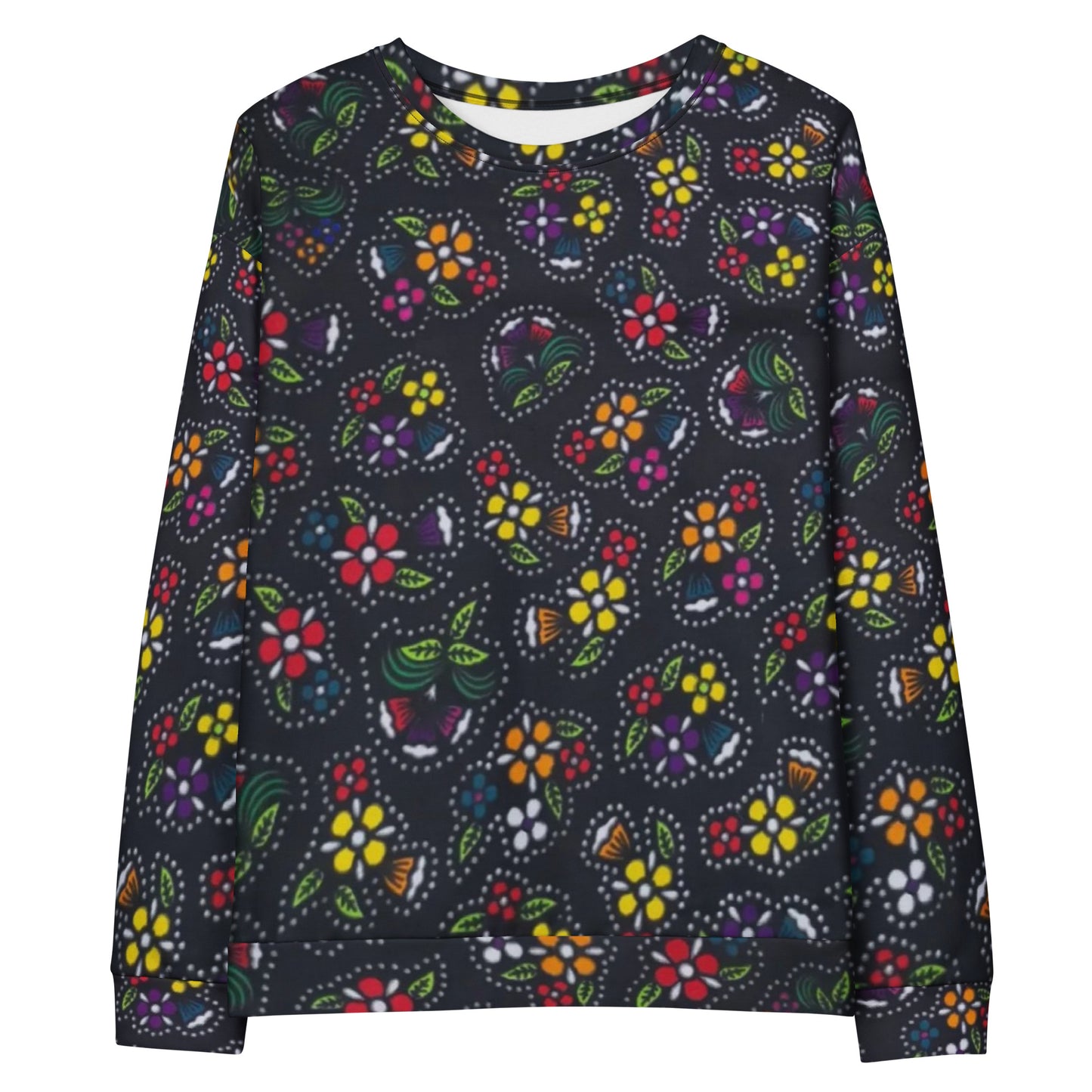 Multicolour Dark Ankara Unisex Sweatshirt