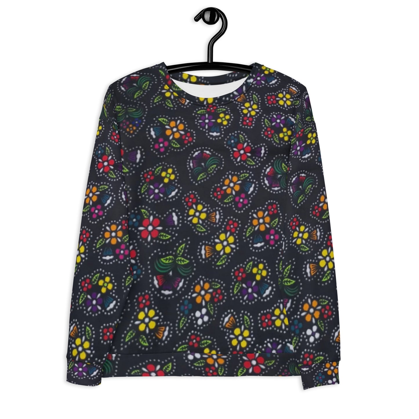 Multicolour Dark Ankara Unisex Sweatshirt