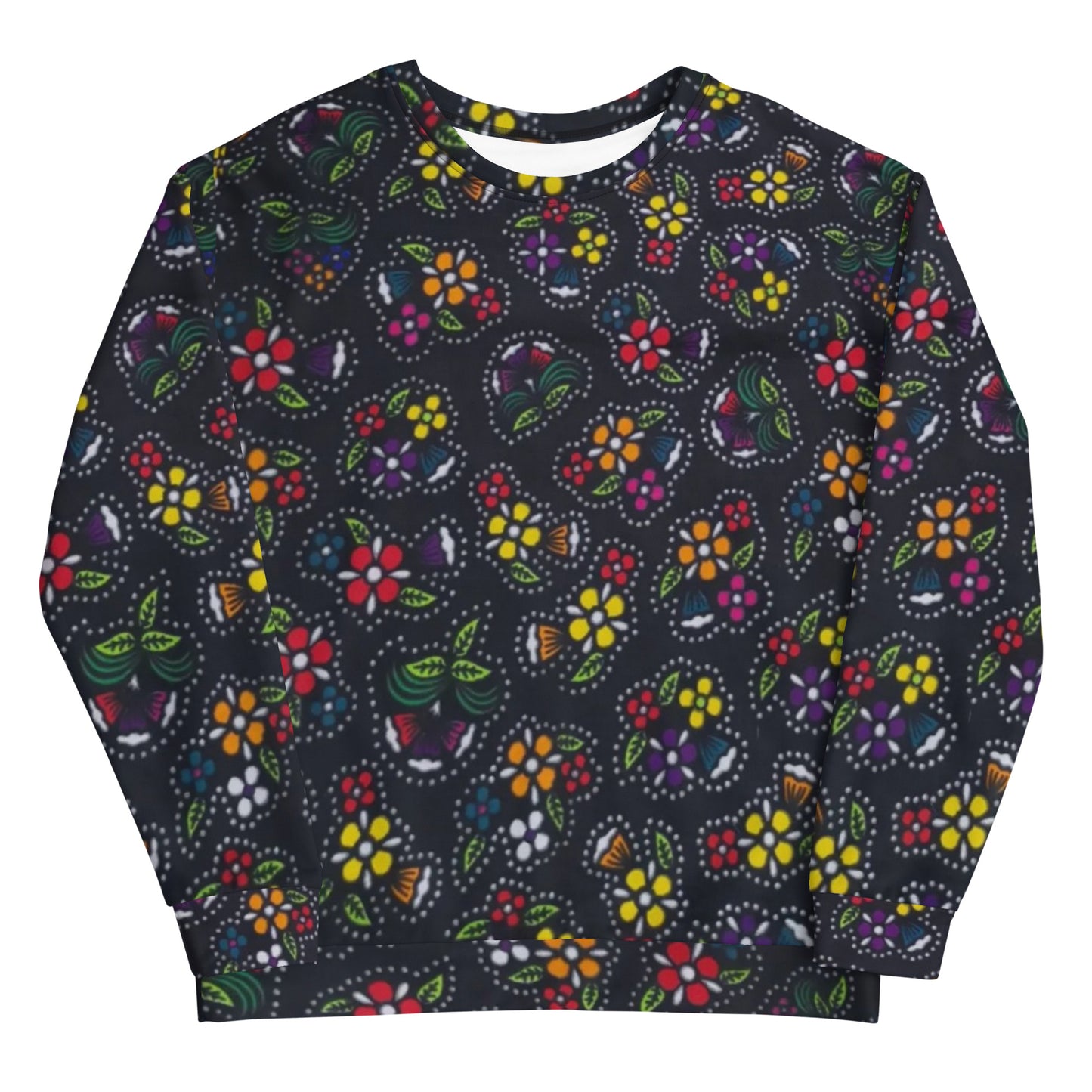 Multicolour Dark Ankara Unisex Sweatshirt