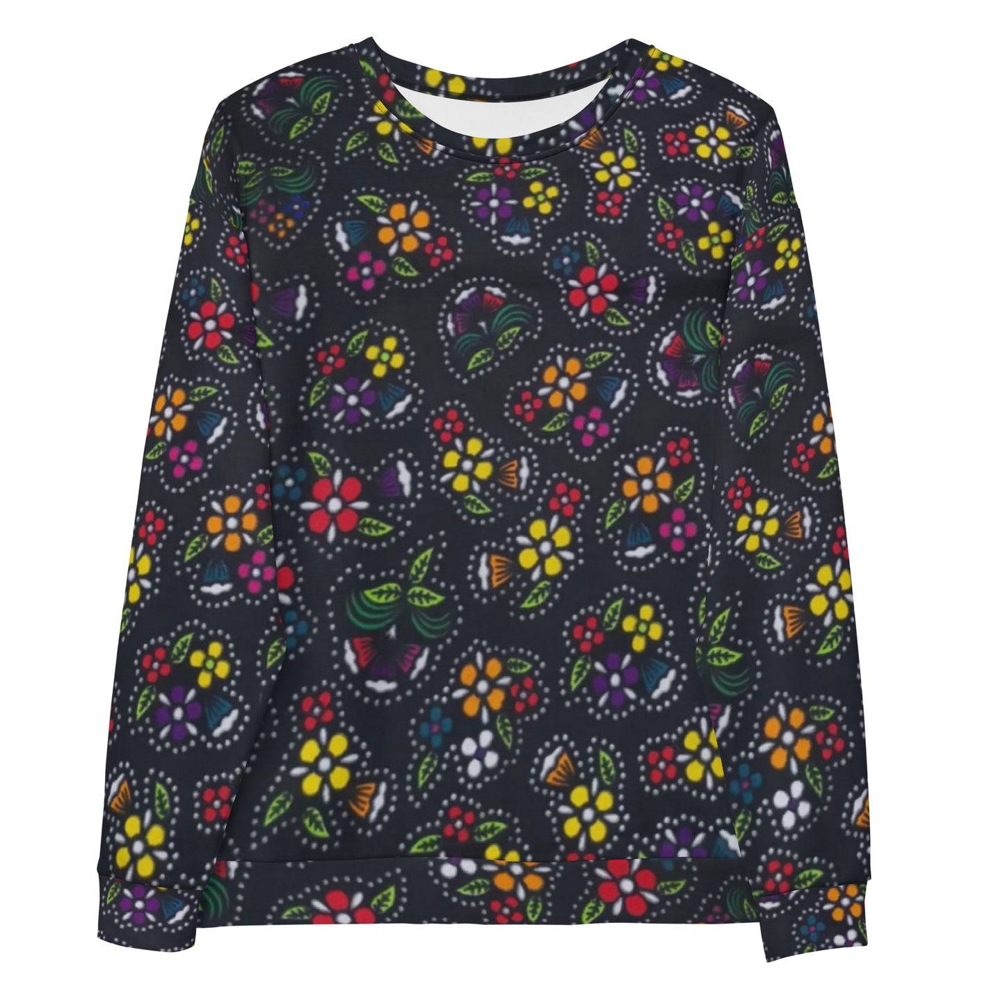 Multicolour Dark Ankara Unisex Sweatshirt