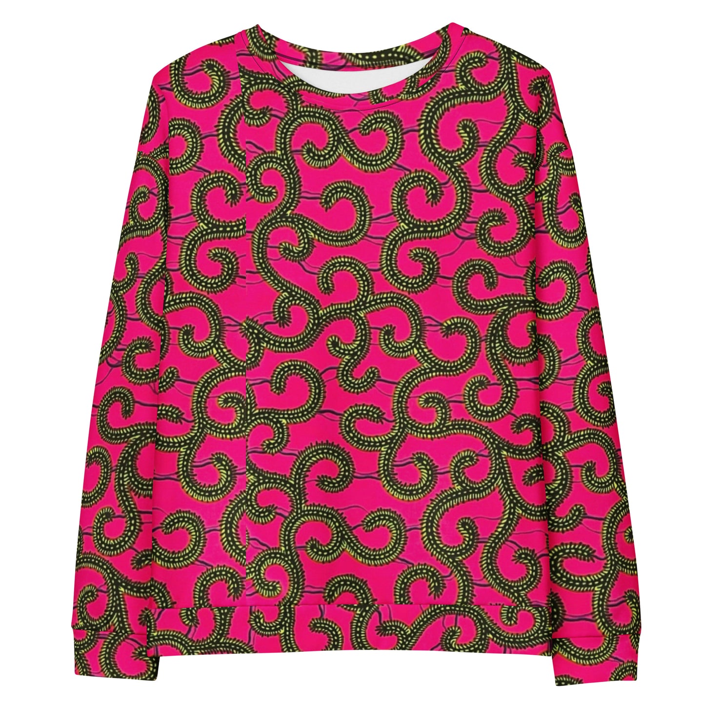 Pink Ankara Unisex Sweatshirt