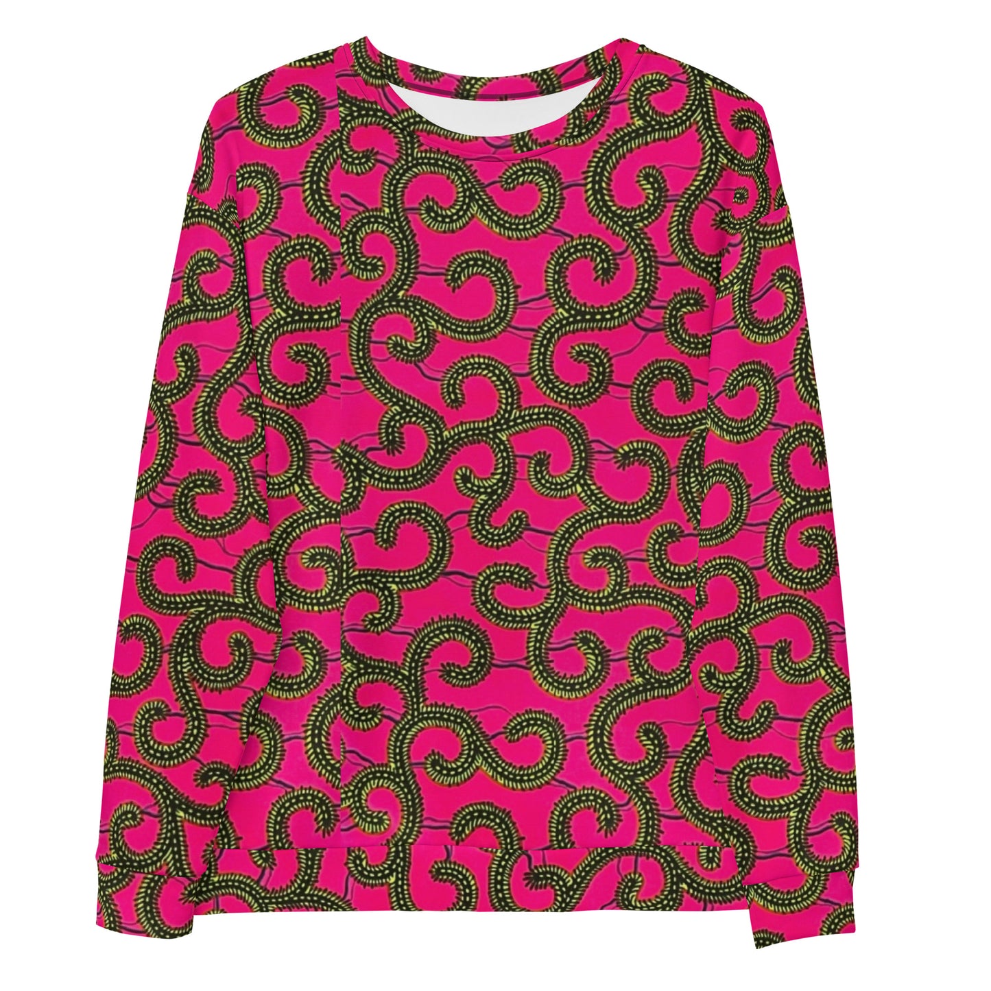 Pink Ankara Unisex Sweatshirt