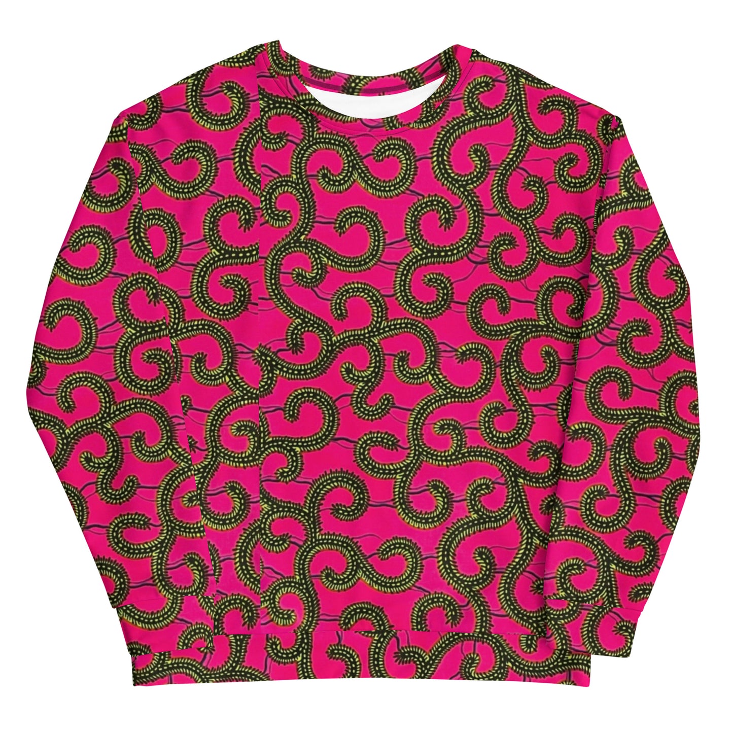 Pink Ankara Unisex Sweatshirt