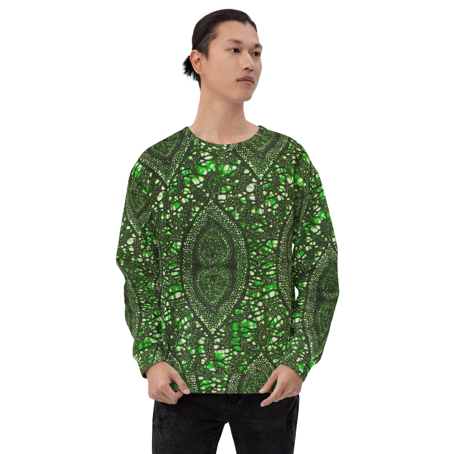 Green Peas Ankara Unisex Sweatshirt