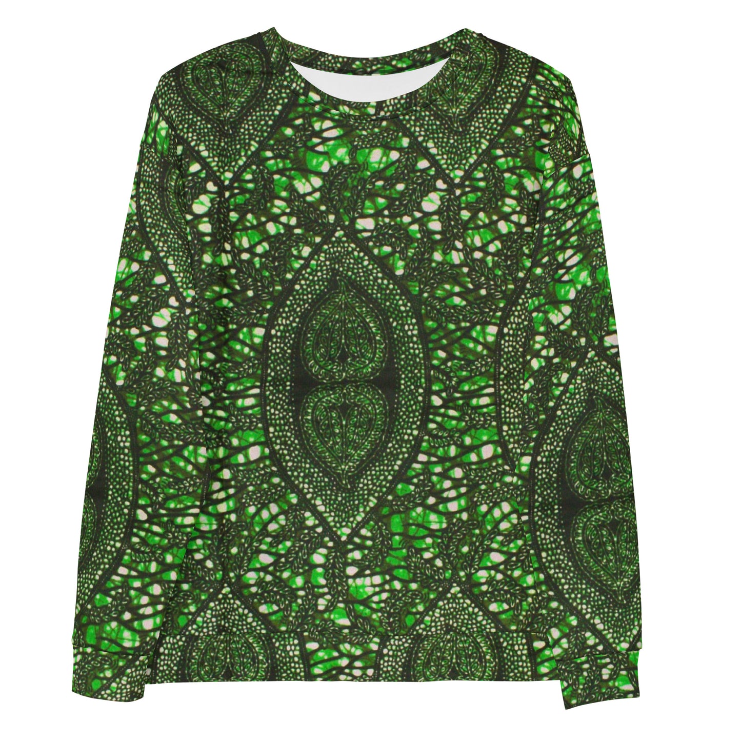 Green Peas Ankara Unisex Sweatshirt