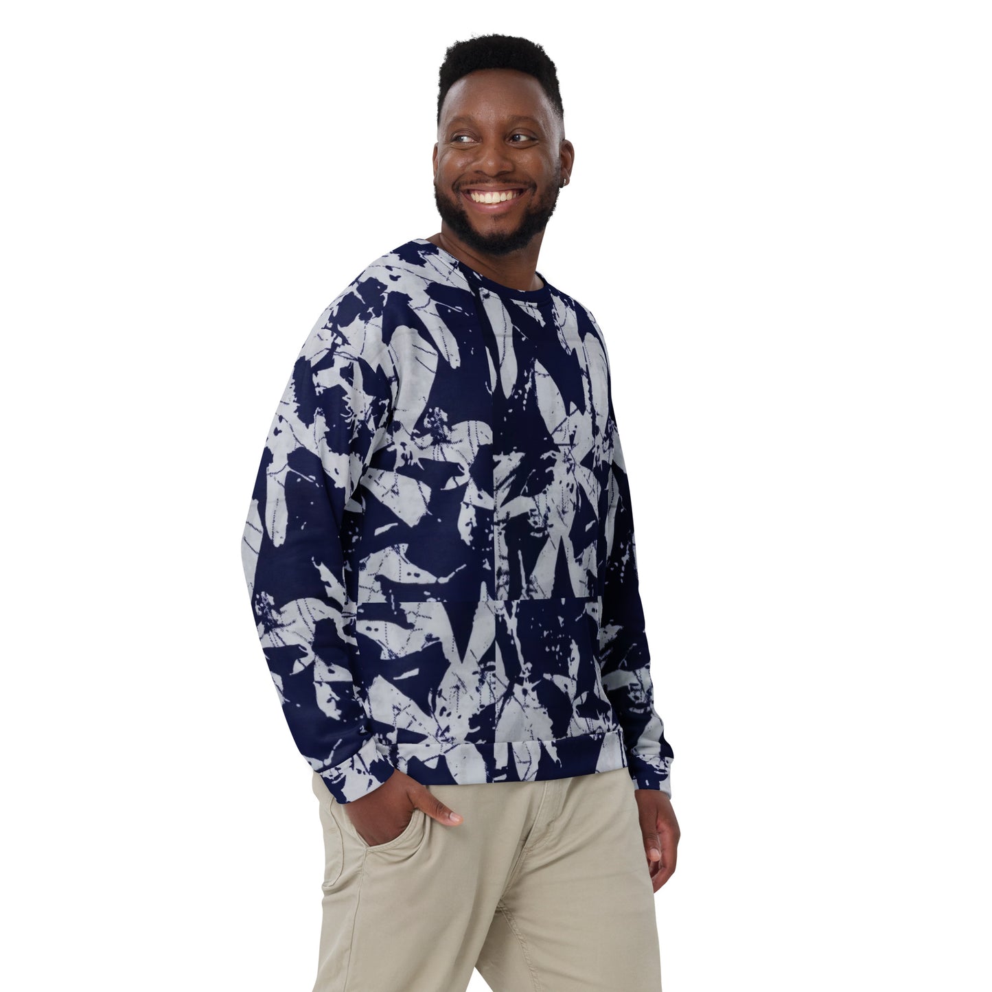 Indigo Adire Unisex Sweatshirt