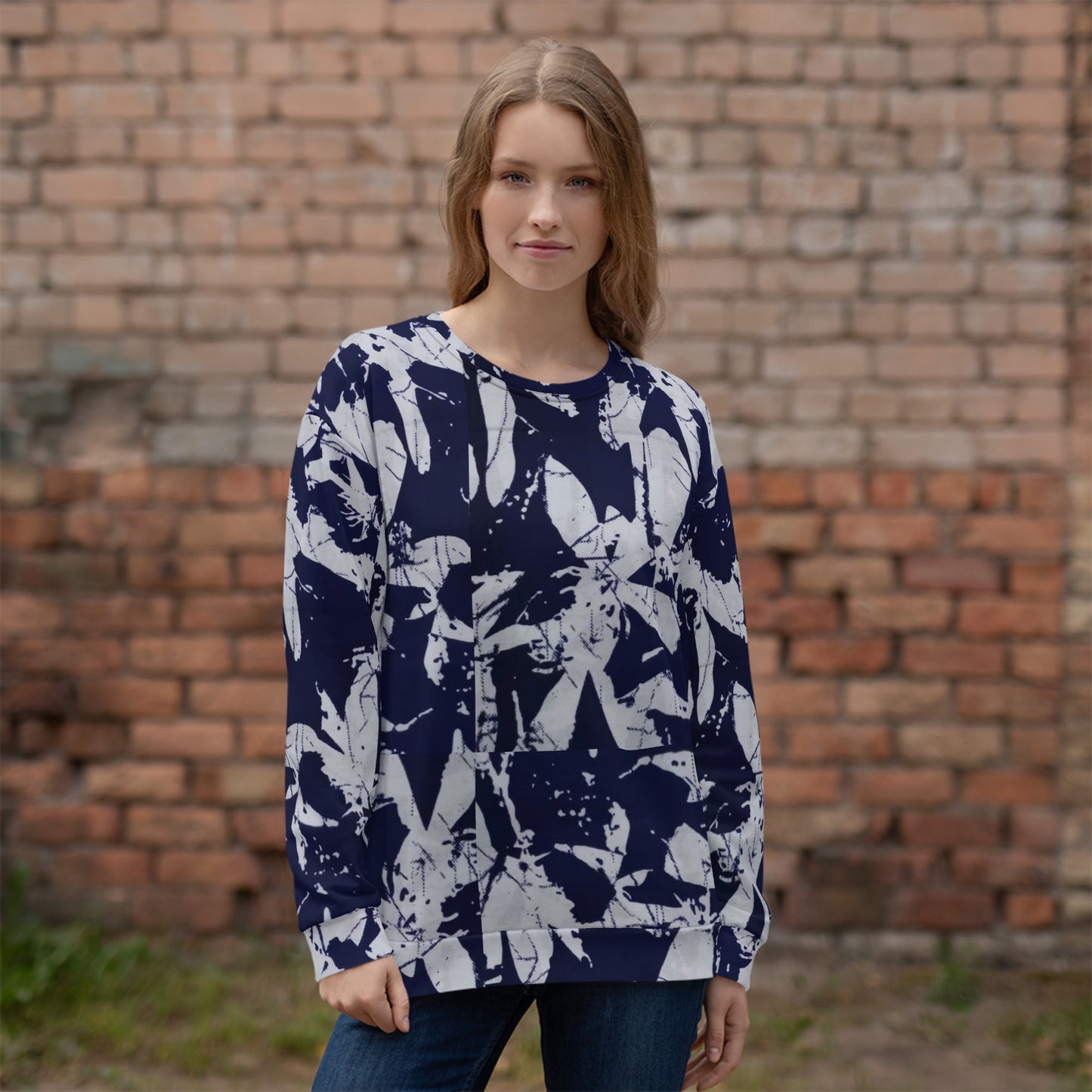 Indigo Adire Unisex Sweatshirt