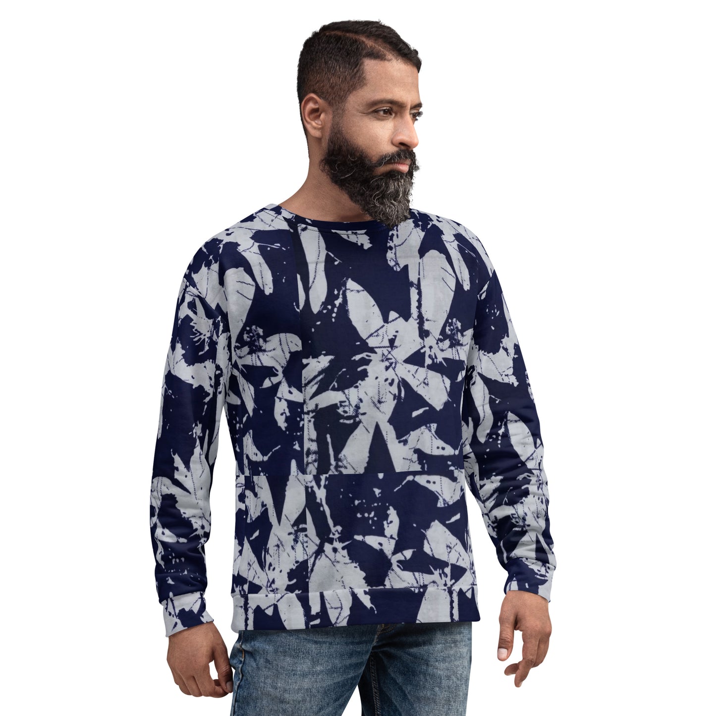 Indigo Adire Unisex Sweatshirt