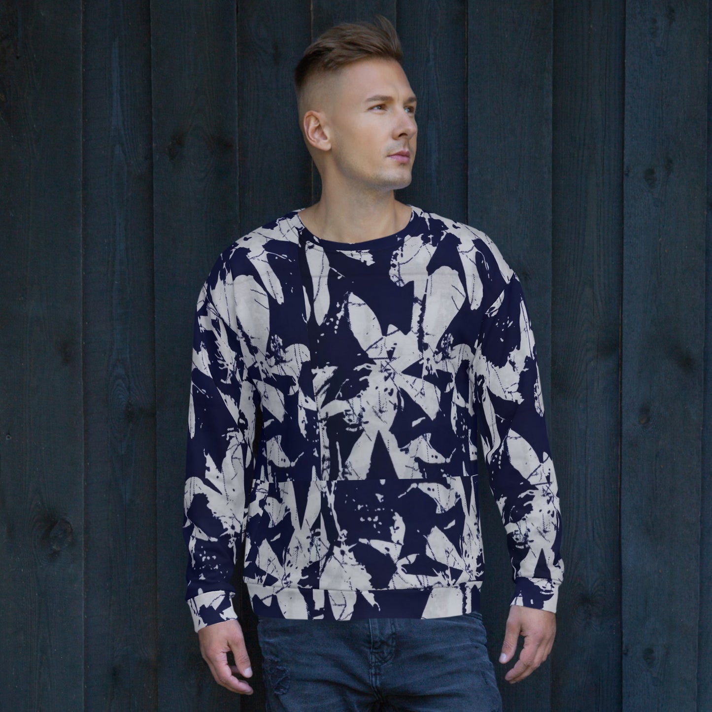 Indigo Adire Unisex Sweatshirt