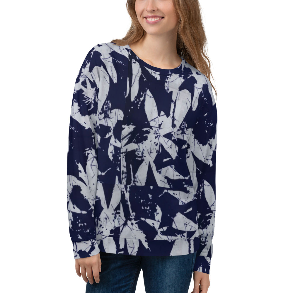 Indigo Adire Unisex Sweatshirt