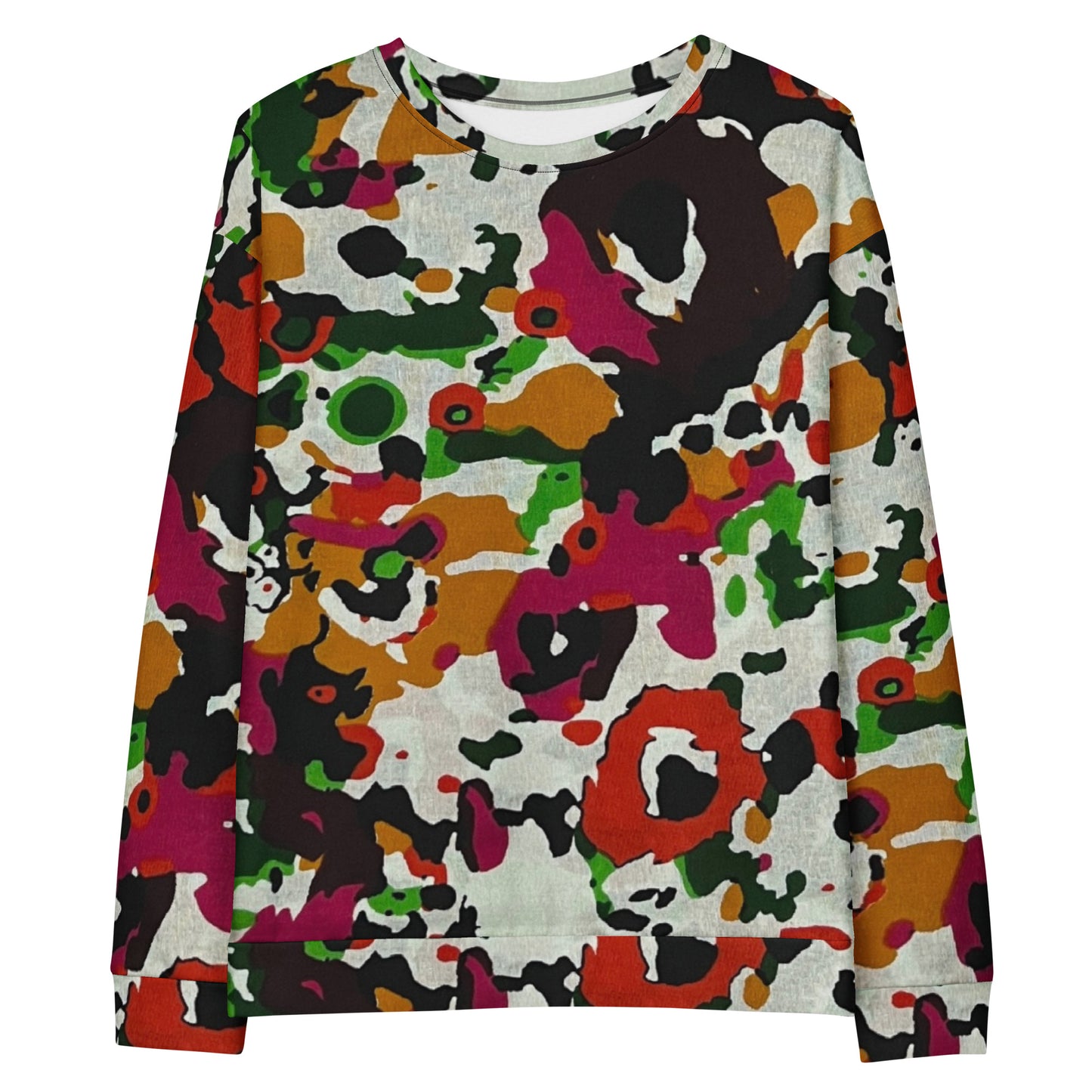 Multicolour Paint Ankara Unisex Sweatshirt