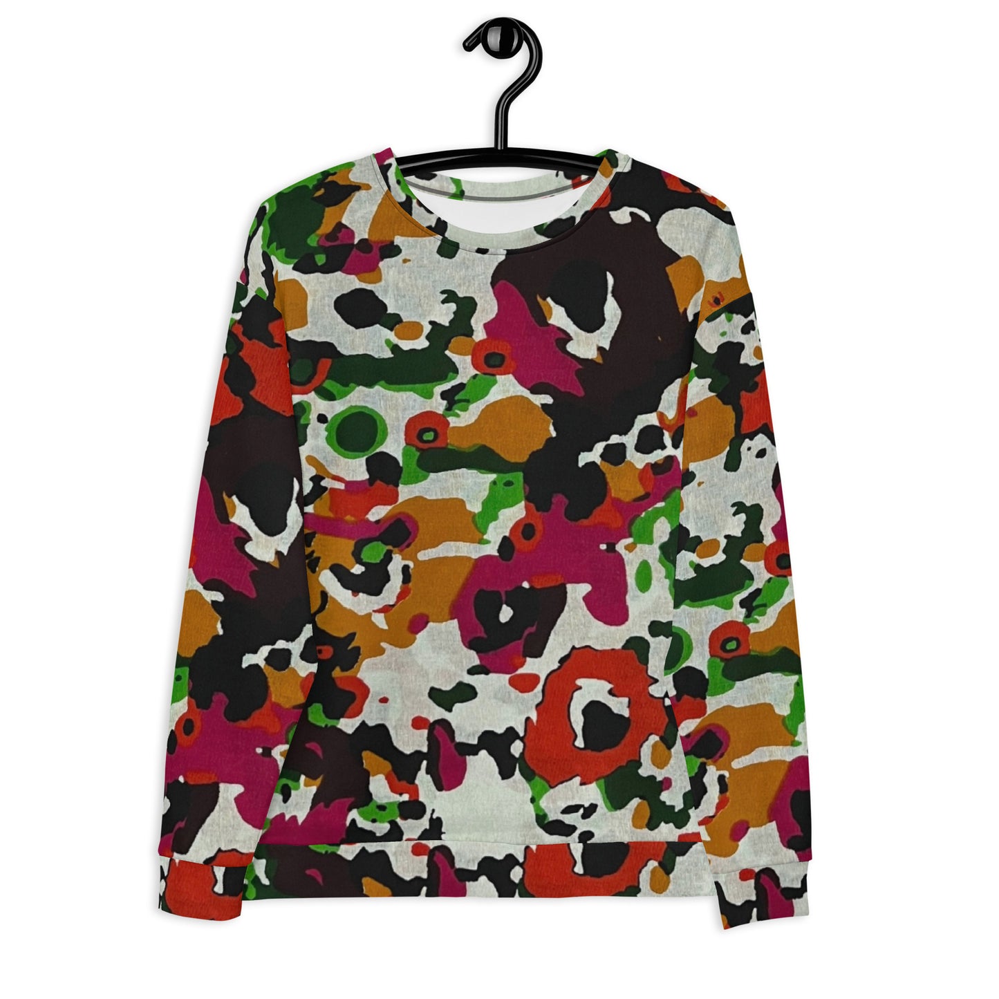 Multicolour Paint Ankara Unisex Sweatshirt