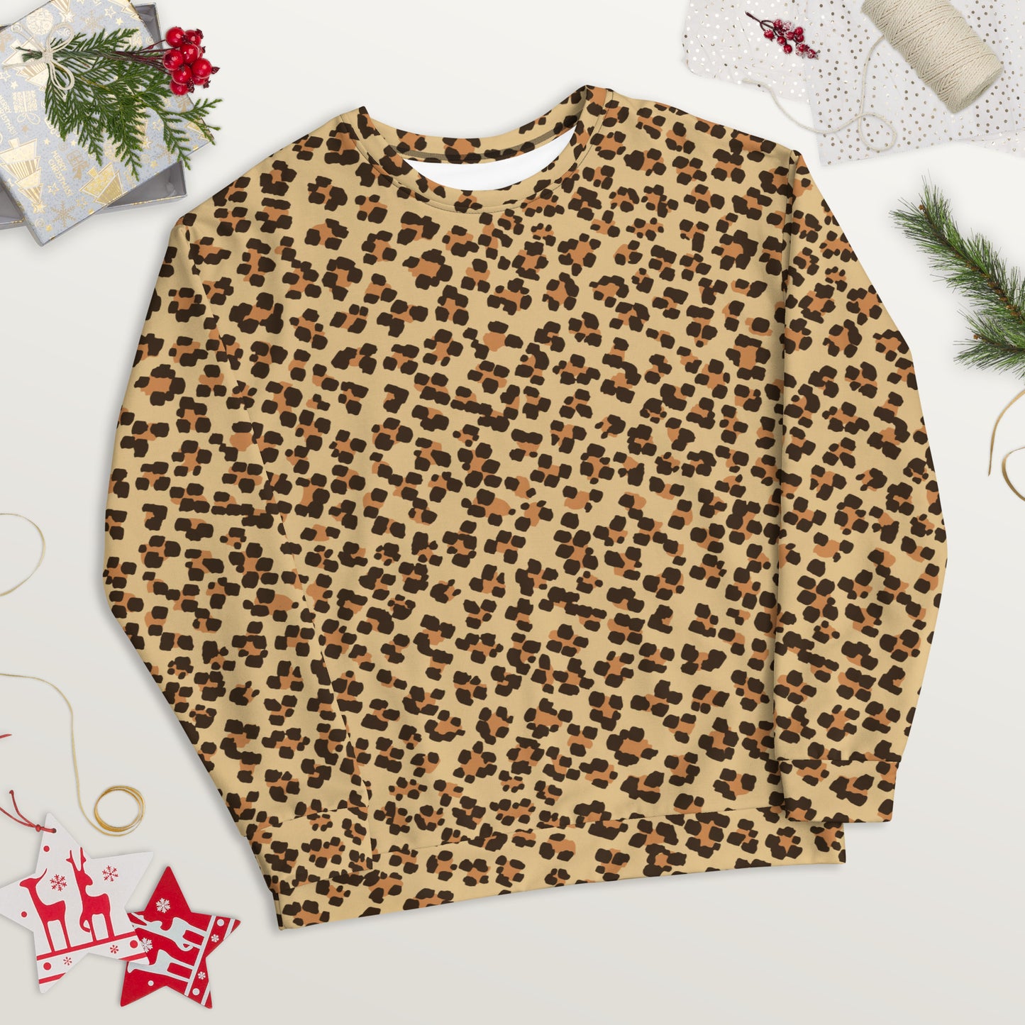 Leopard Brown Unisex Sweatshirt