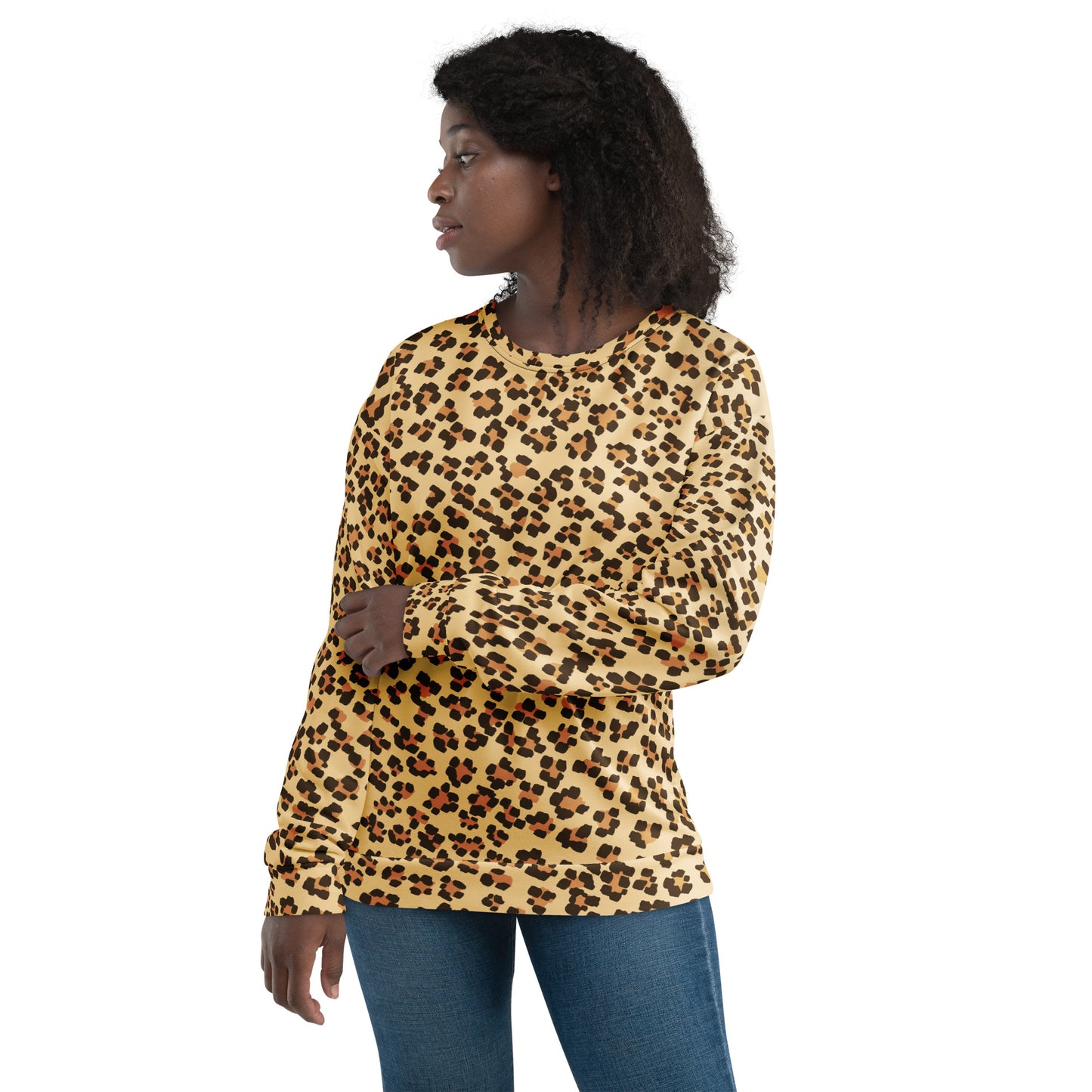 Leopard Brown Unisex Sweatshirt