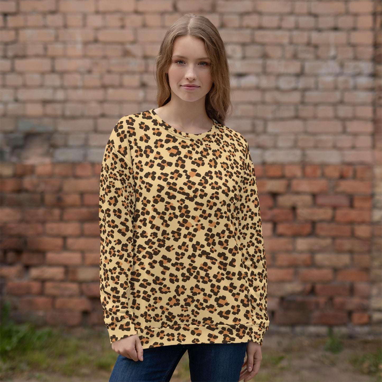 Leopard Brown Unisex Sweatshirt