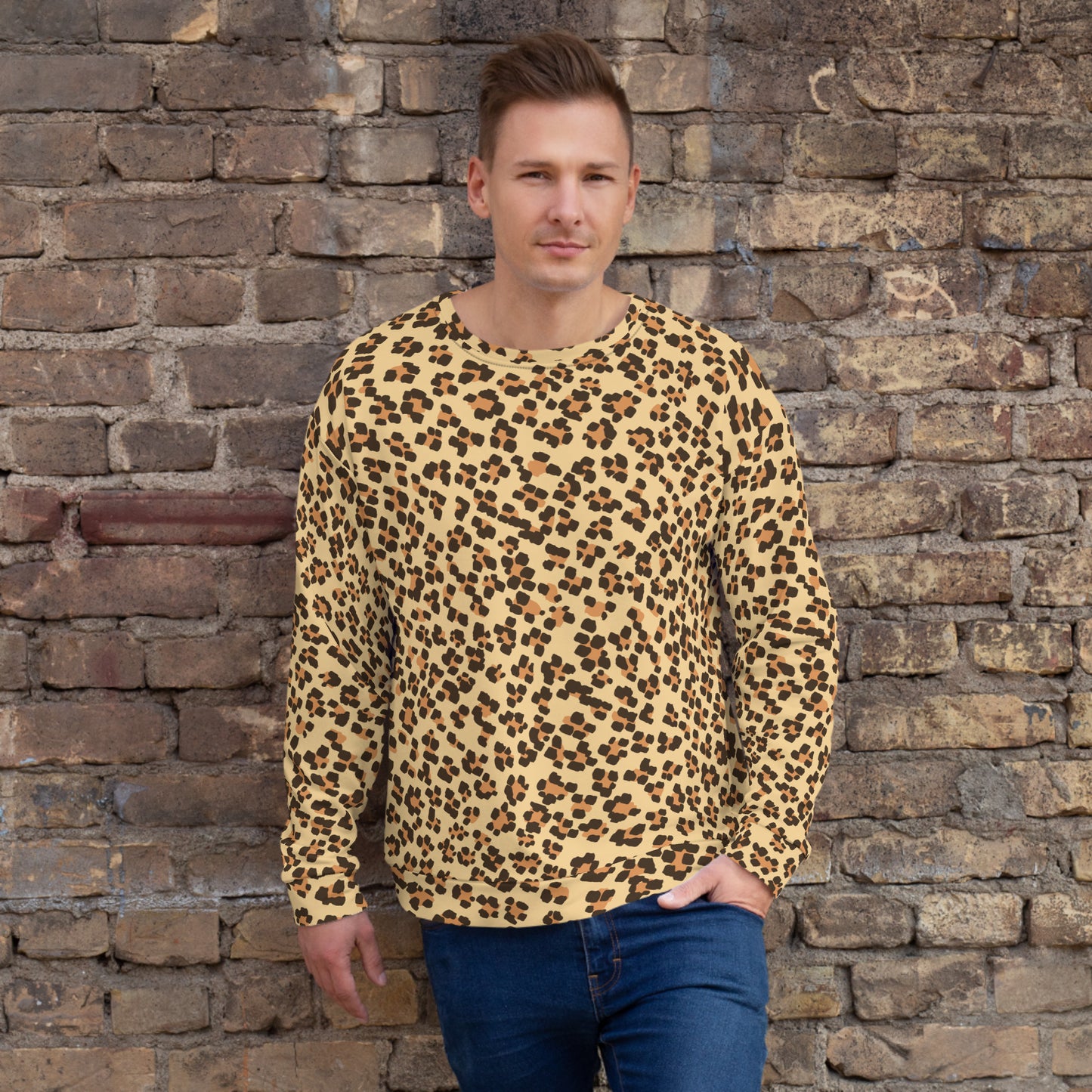 Leopard Brown Unisex Sweatshirt