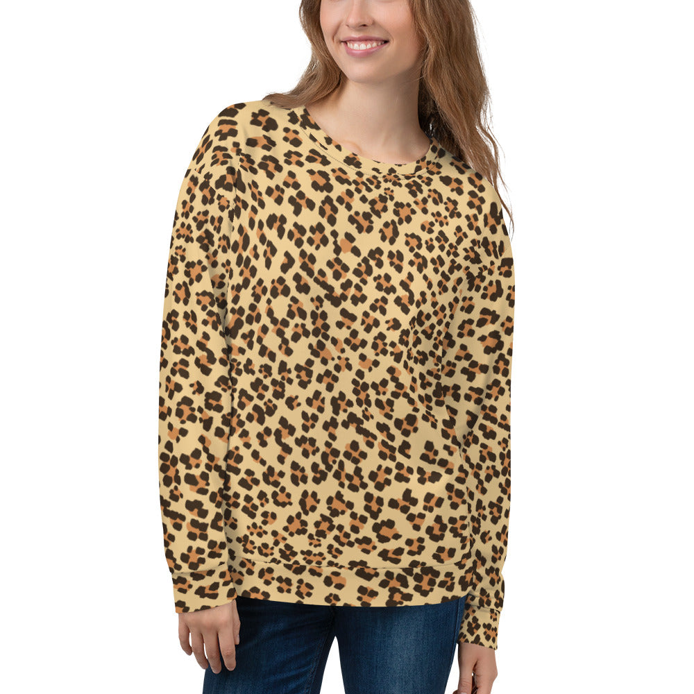 Leopard Brown Unisex Sweatshirt