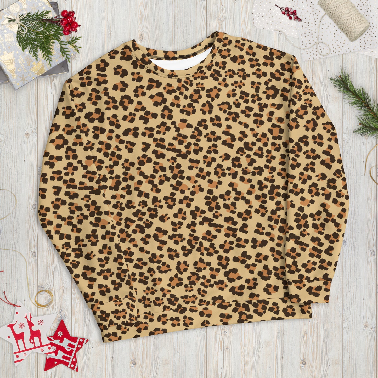 Leopard Brown Unisex Sweatshirt