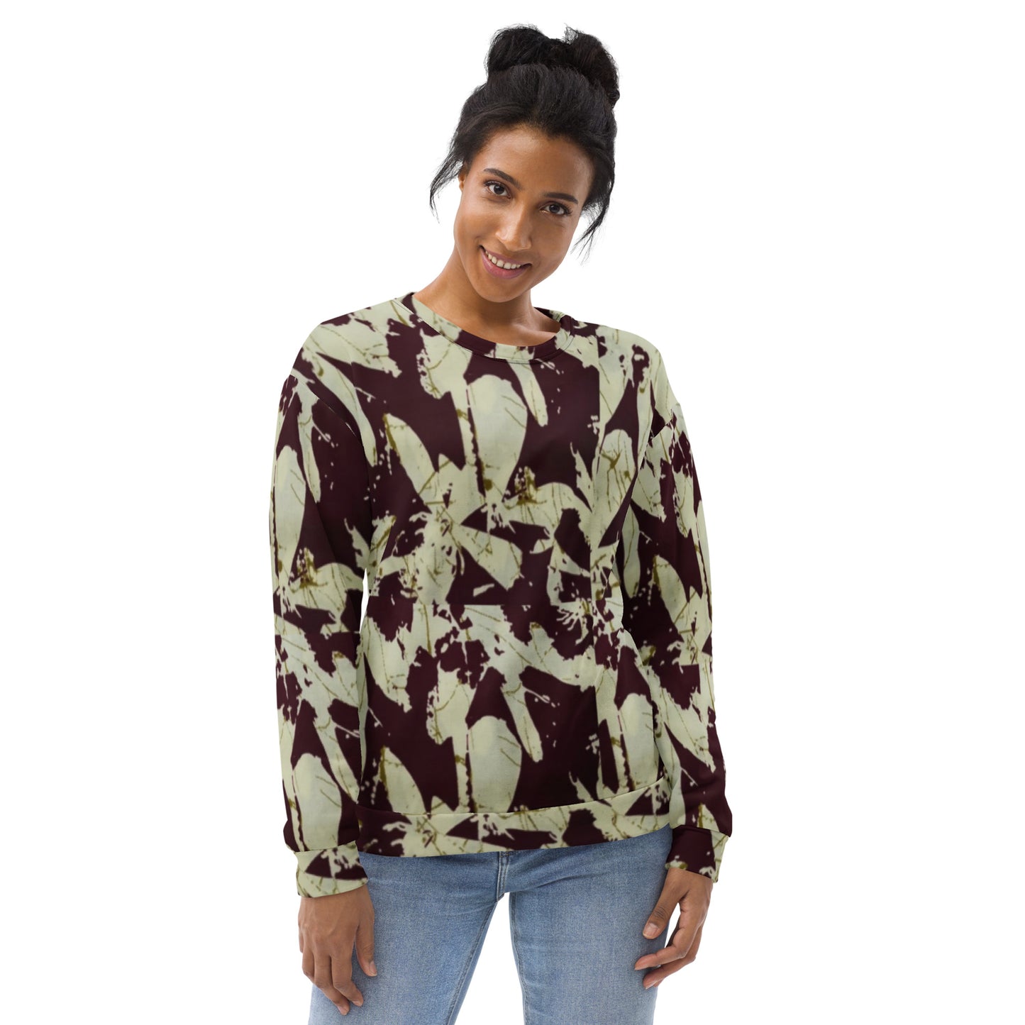 Brown Adire Unisex Sweatshirt