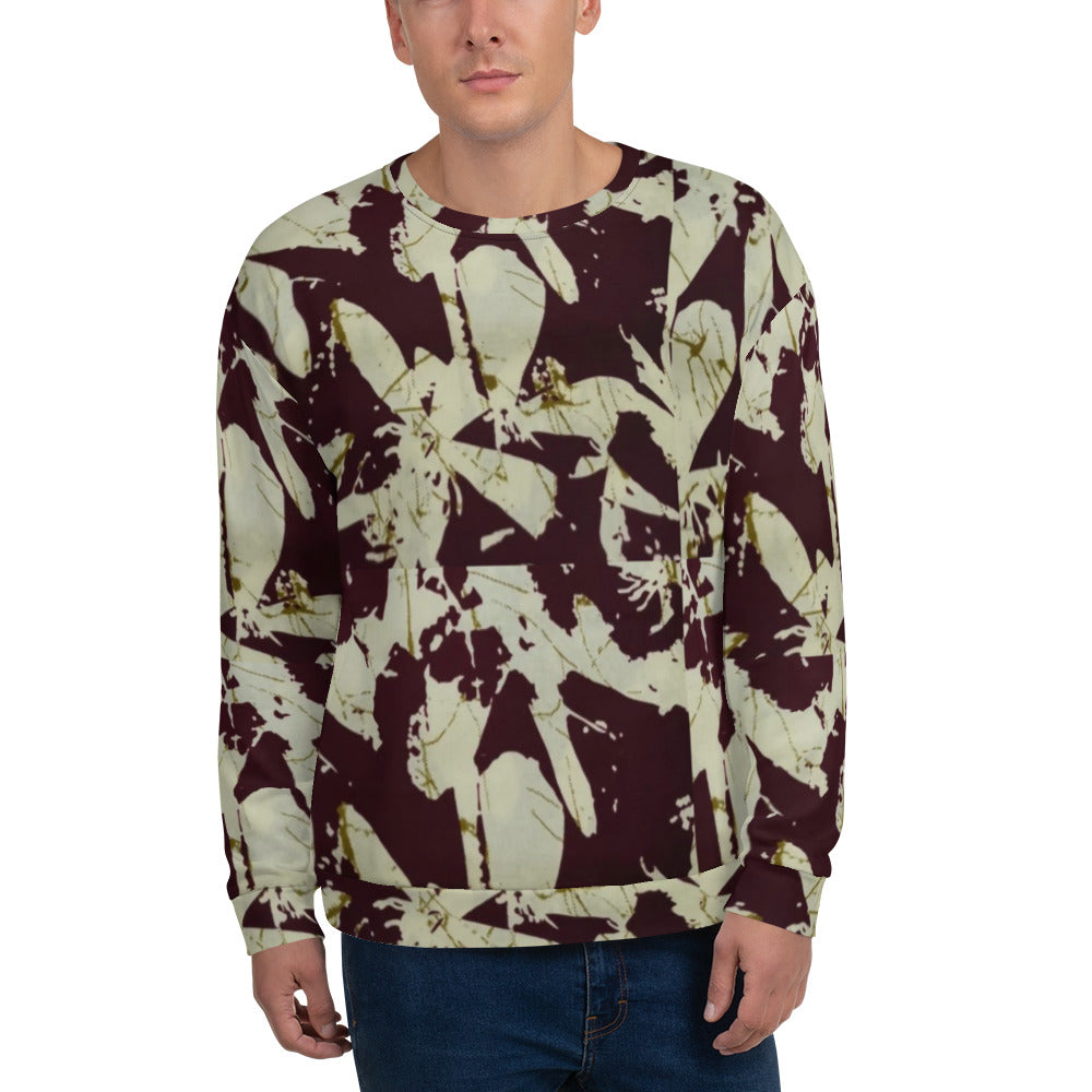 Brown Adire Unisex Sweatshirt