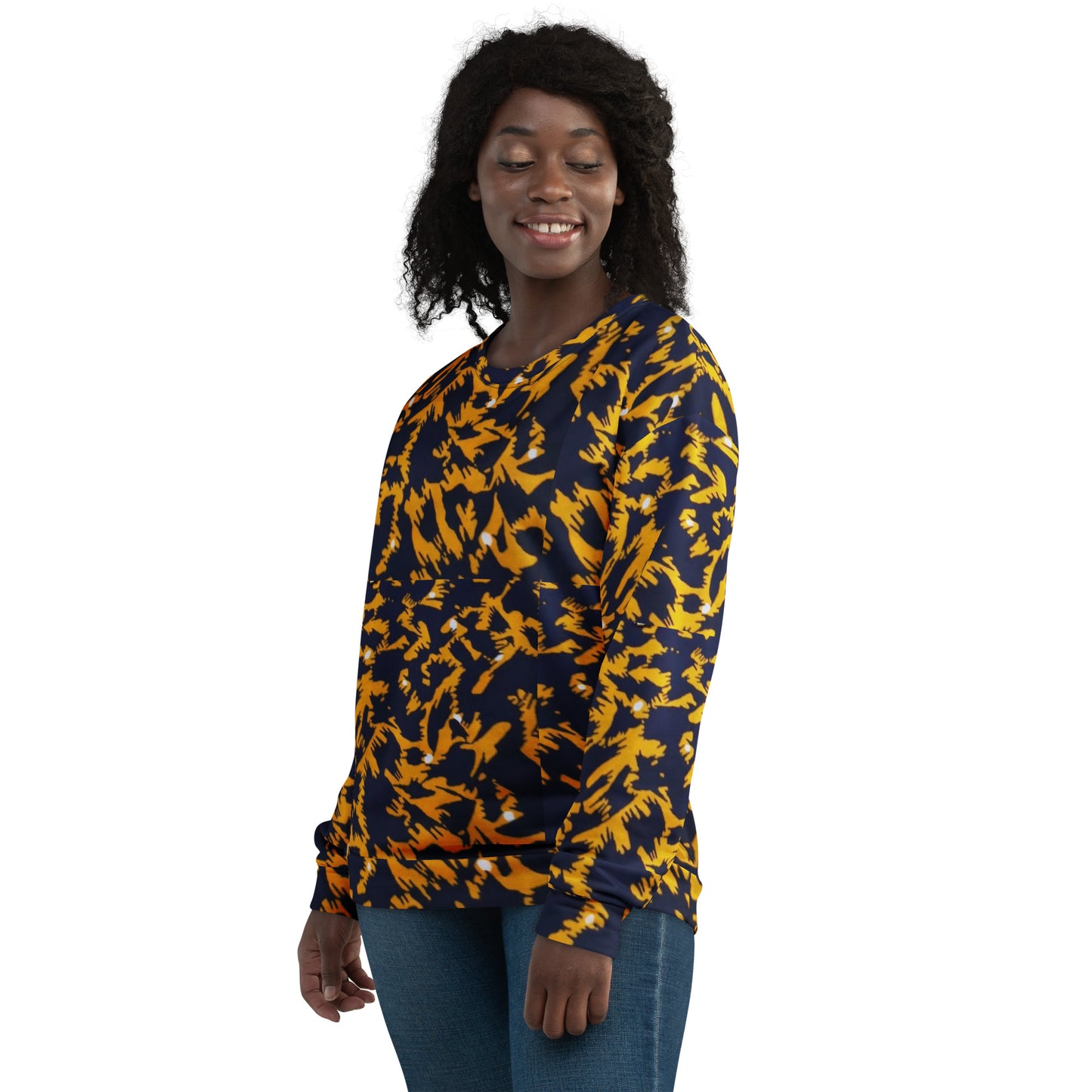 Yellow Leopard Unisex Sweatshirt