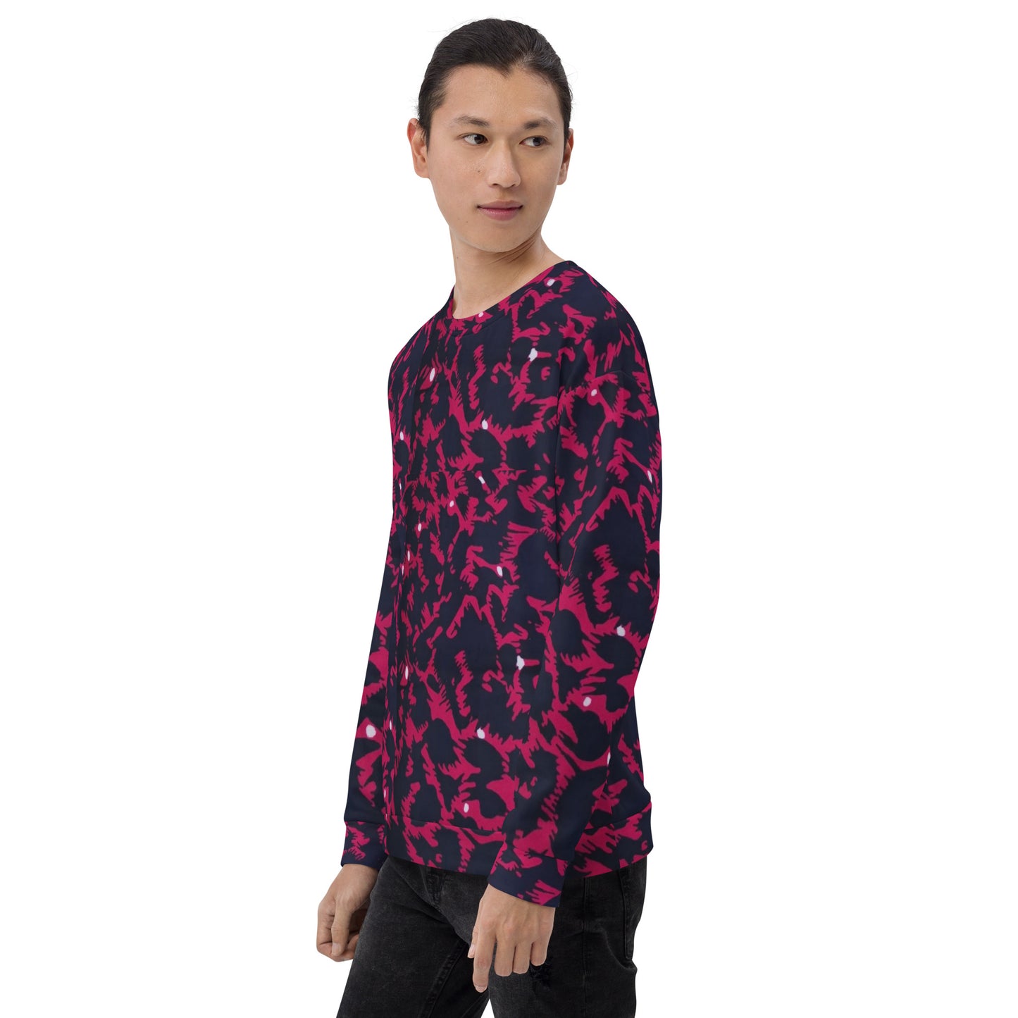 Pink Leopard Ankara Unisex Sweatshirt