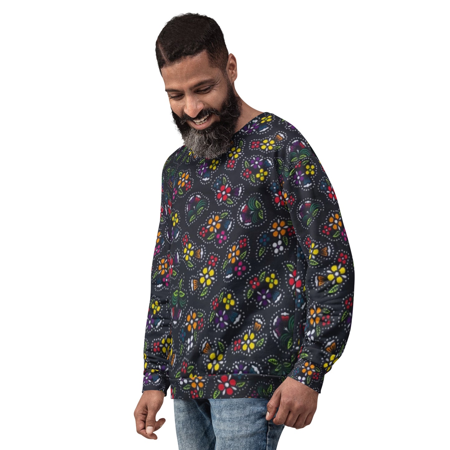 Multicolour Dark Ankara Unisex Sweatshirt