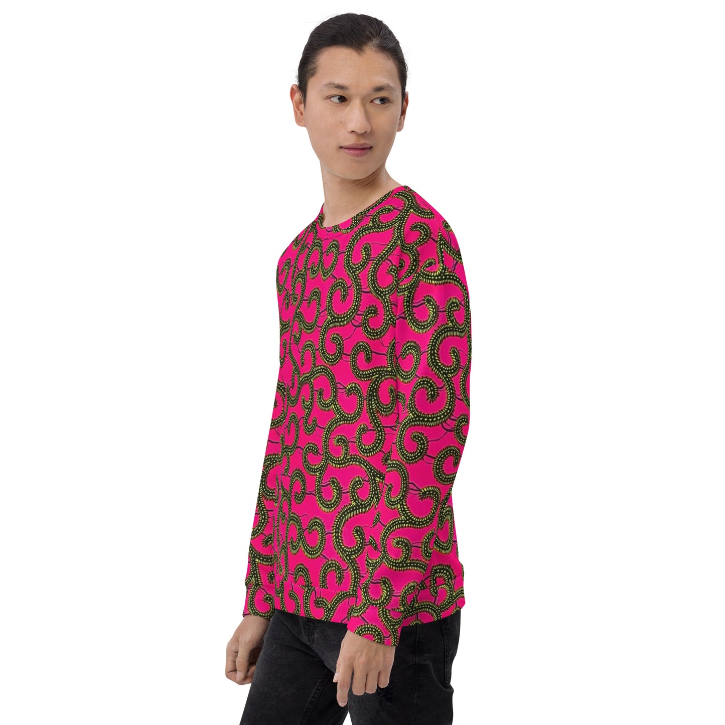 Pink Ankara Unisex Sweatshirt