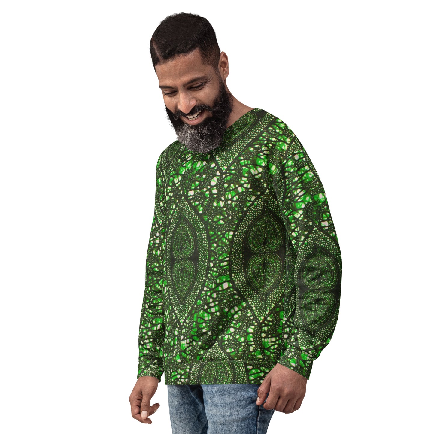 Green Peas Ankara Unisex Sweatshirt