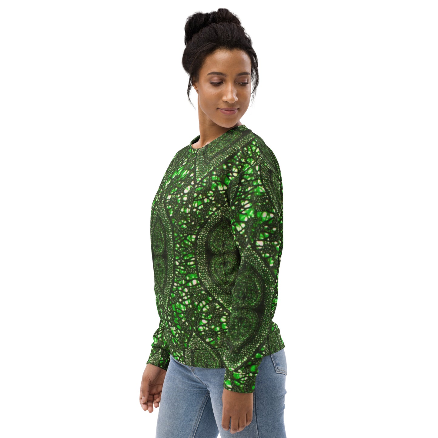 Green Peas Ankara Unisex Sweatshirt