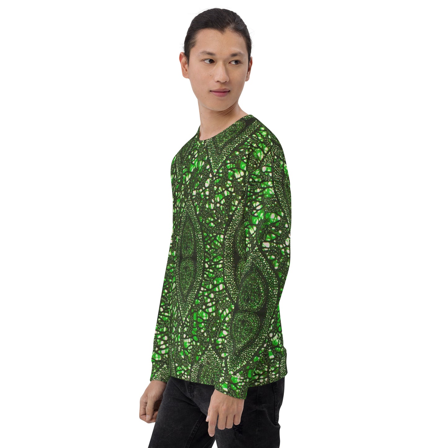 Green Peas Ankara Unisex Sweatshirt