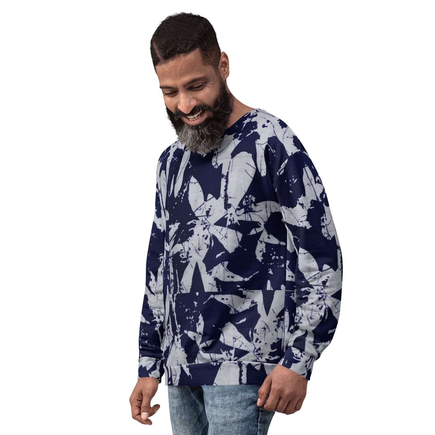 Indigo Adire Unisex Sweatshirt